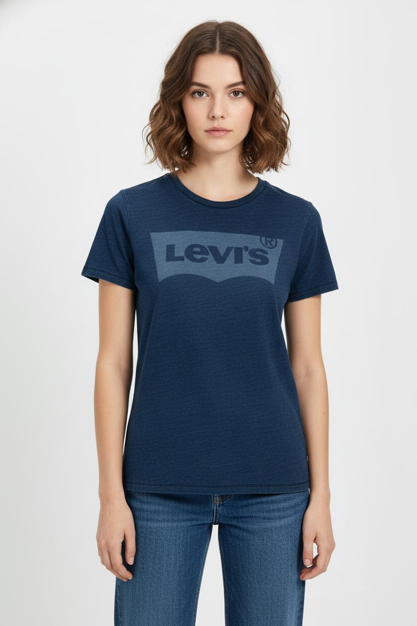 Tommy Badge T-shirt LEVI'S - Seconde main Blue