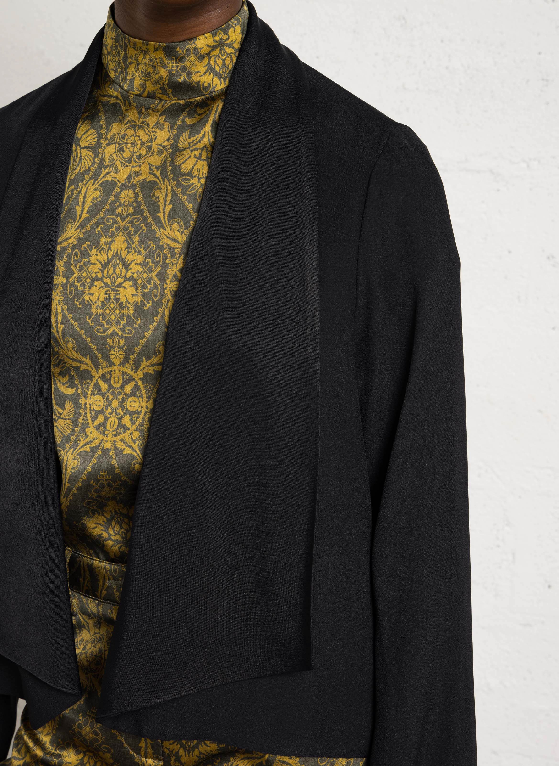 Gilet droit uni MOMONI Noir