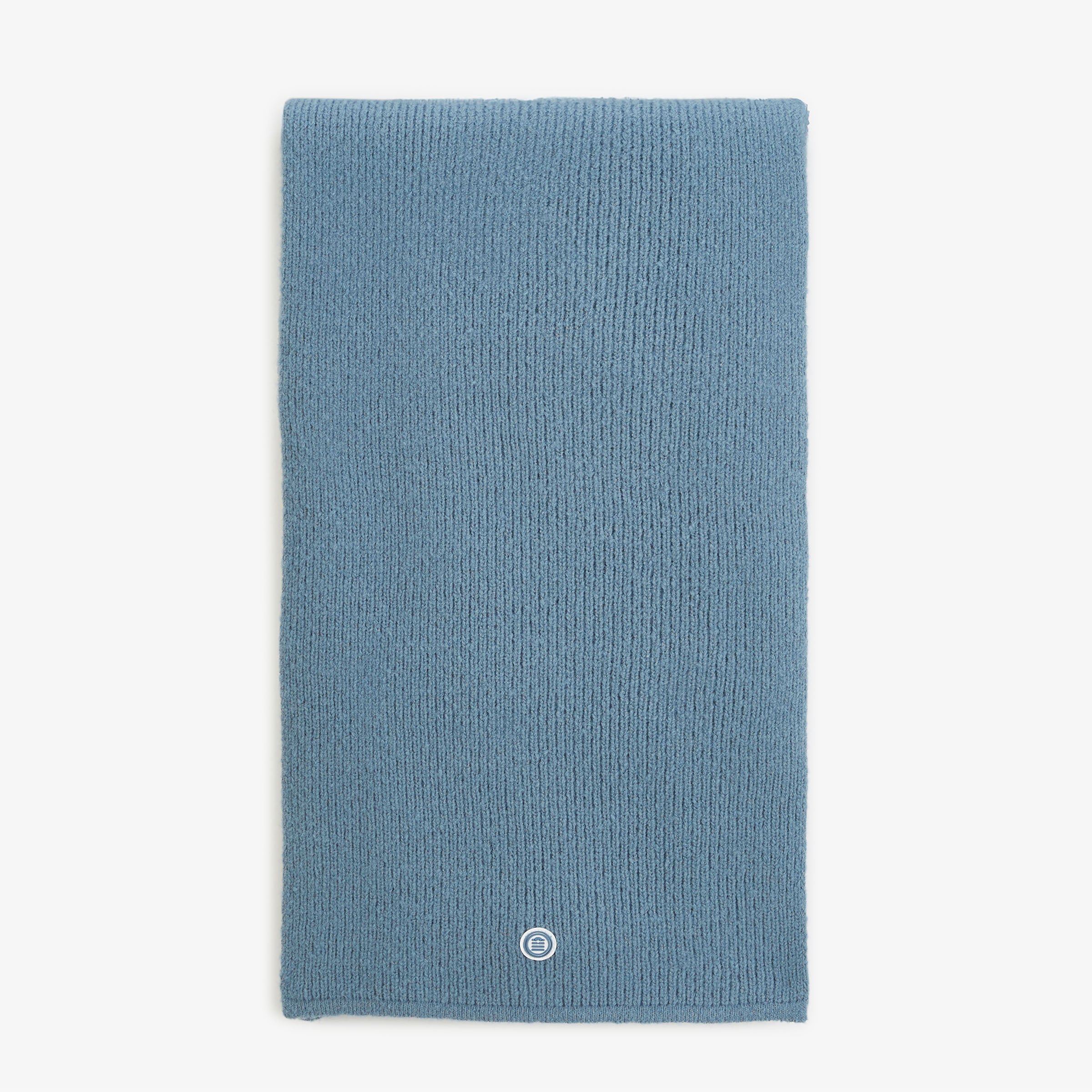 Rib-knit scarf SERGE BLANCO Blue