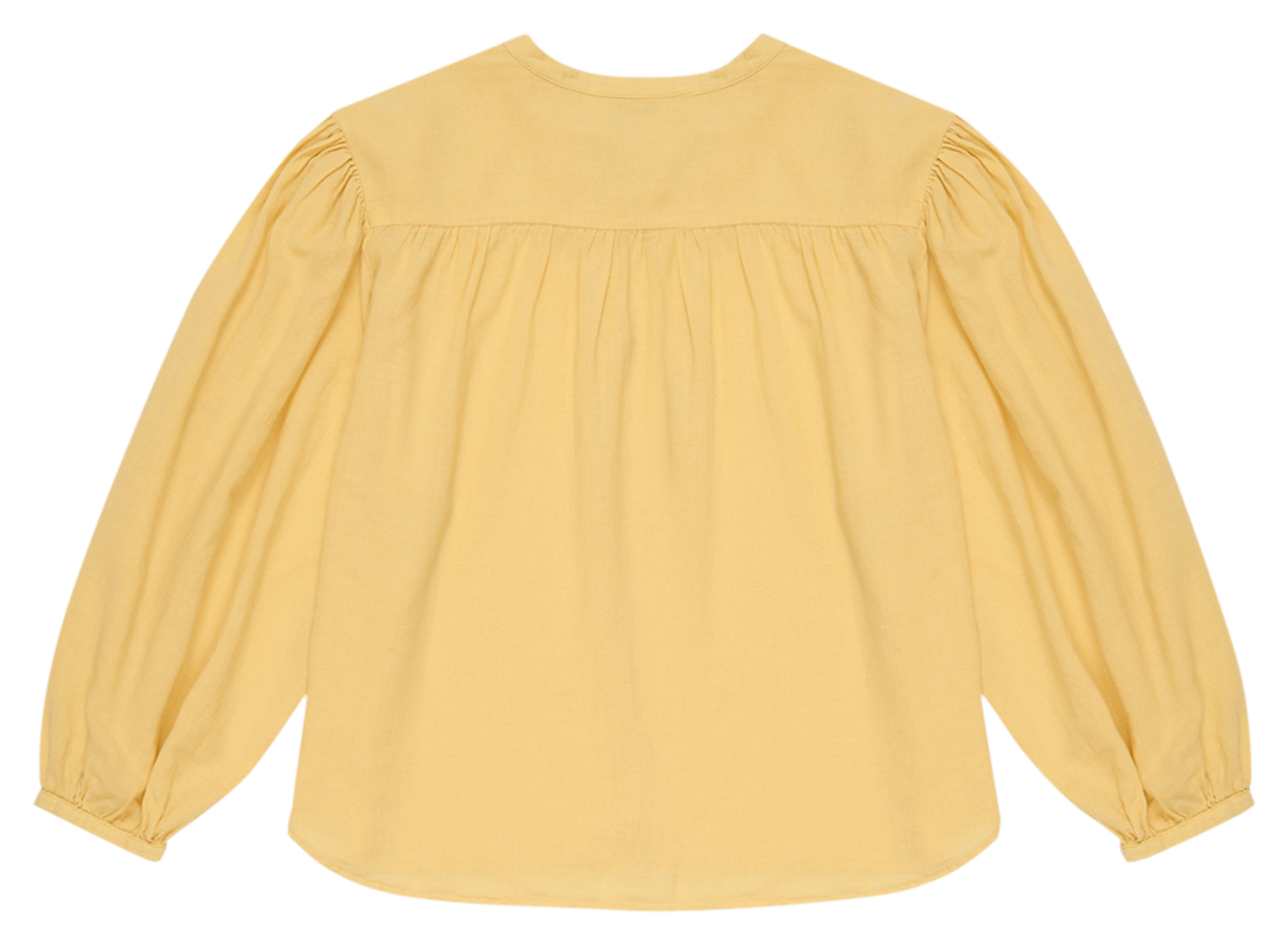 Loose-fit organic cotton blouse THE NEW SOCIETY Yellow