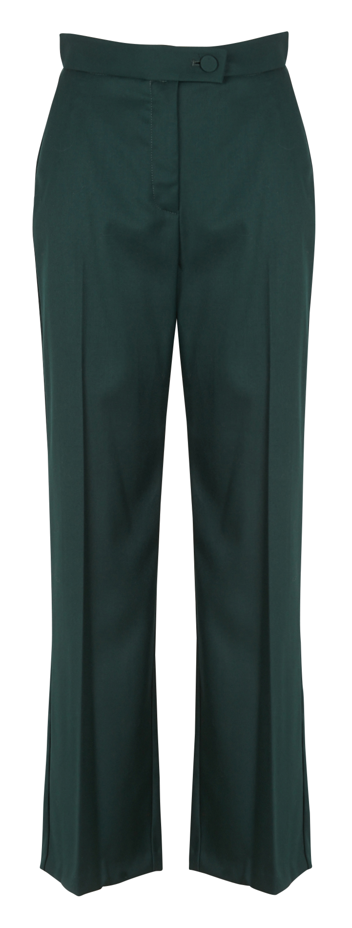 Straight-leg high-waisted tailored trousers IMPERIAL Green