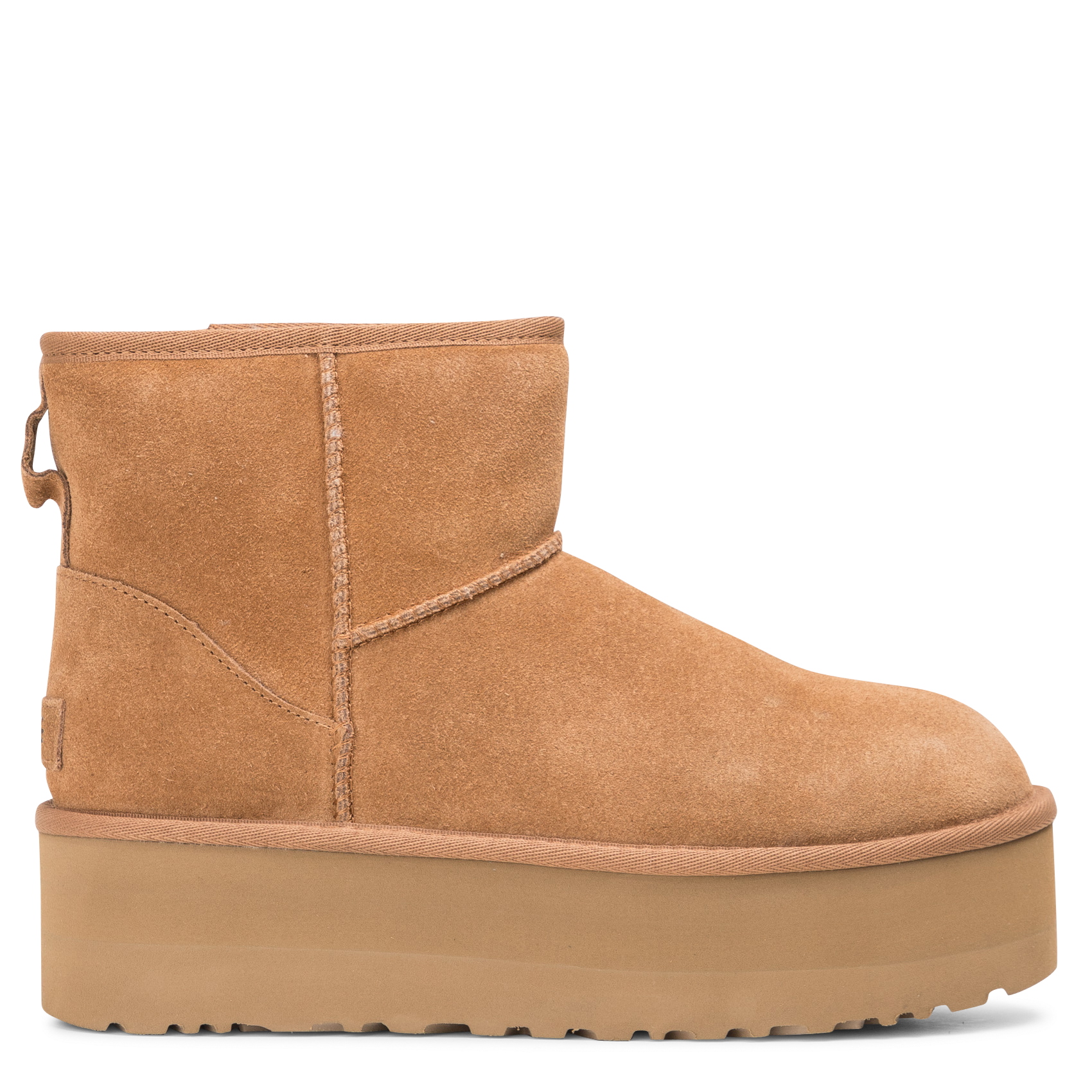 Bottines compensées en cuir velours UGG