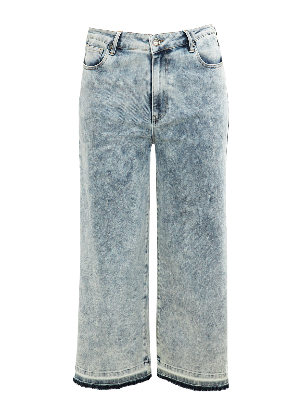 Wijde jeans | katoenblend MAT FASHION Jeans onbewerkt