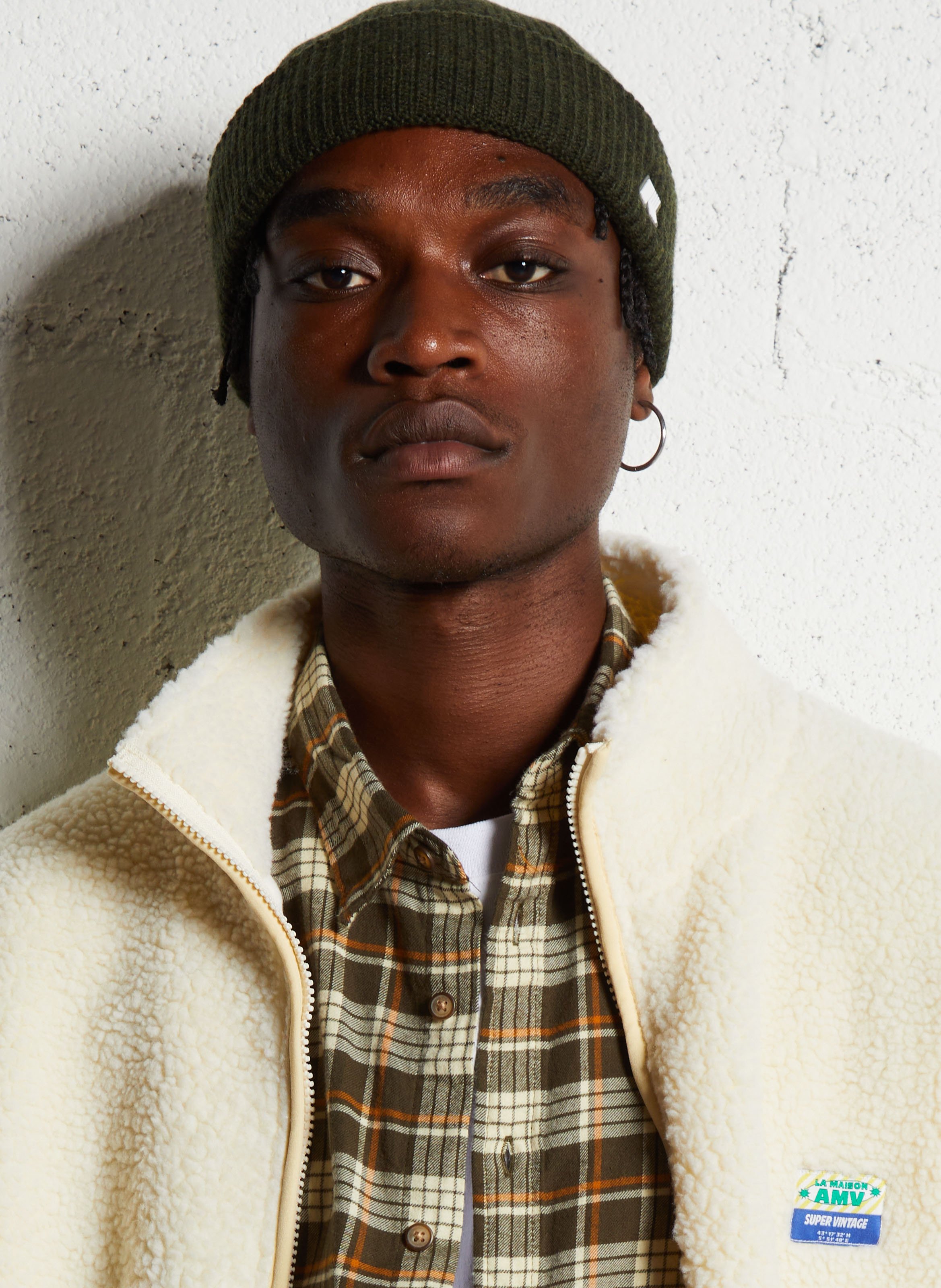 Effen muts van wol K-WAY Groen