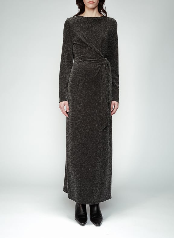 Robe longue col rond GRACE ET MILA Gris