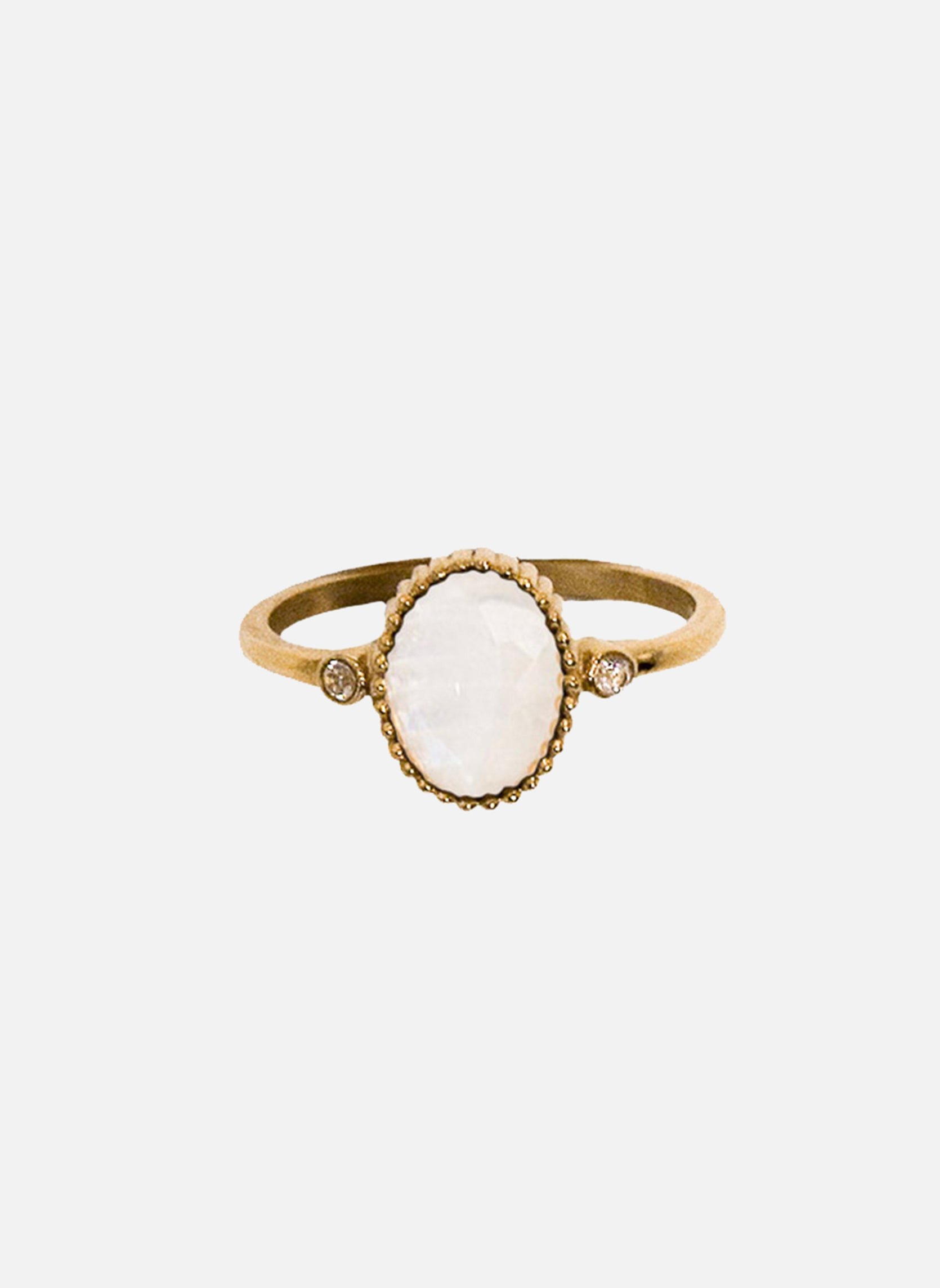 Thin Thanatos ring AEC Paris White