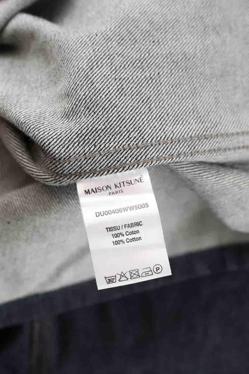 Chemise en coton MAISON KITSUNÉ - Seconde main Bleu