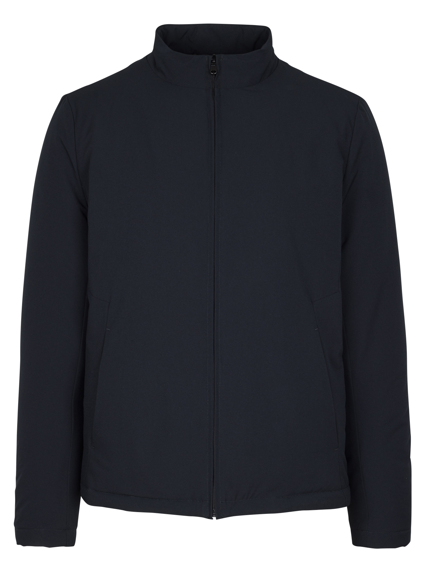 Under-jacket with high collar  Bleu marine
