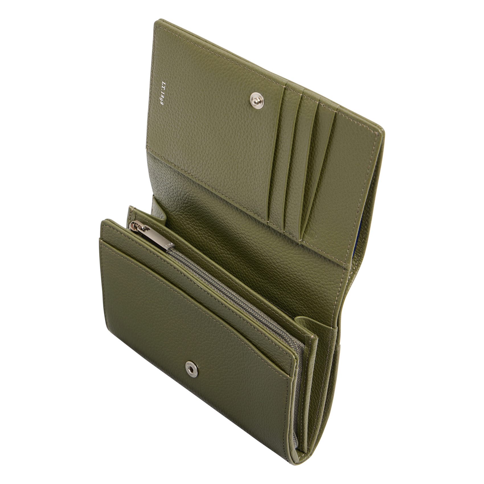 Portefeuille en cuir  LE TANNEUR Vert