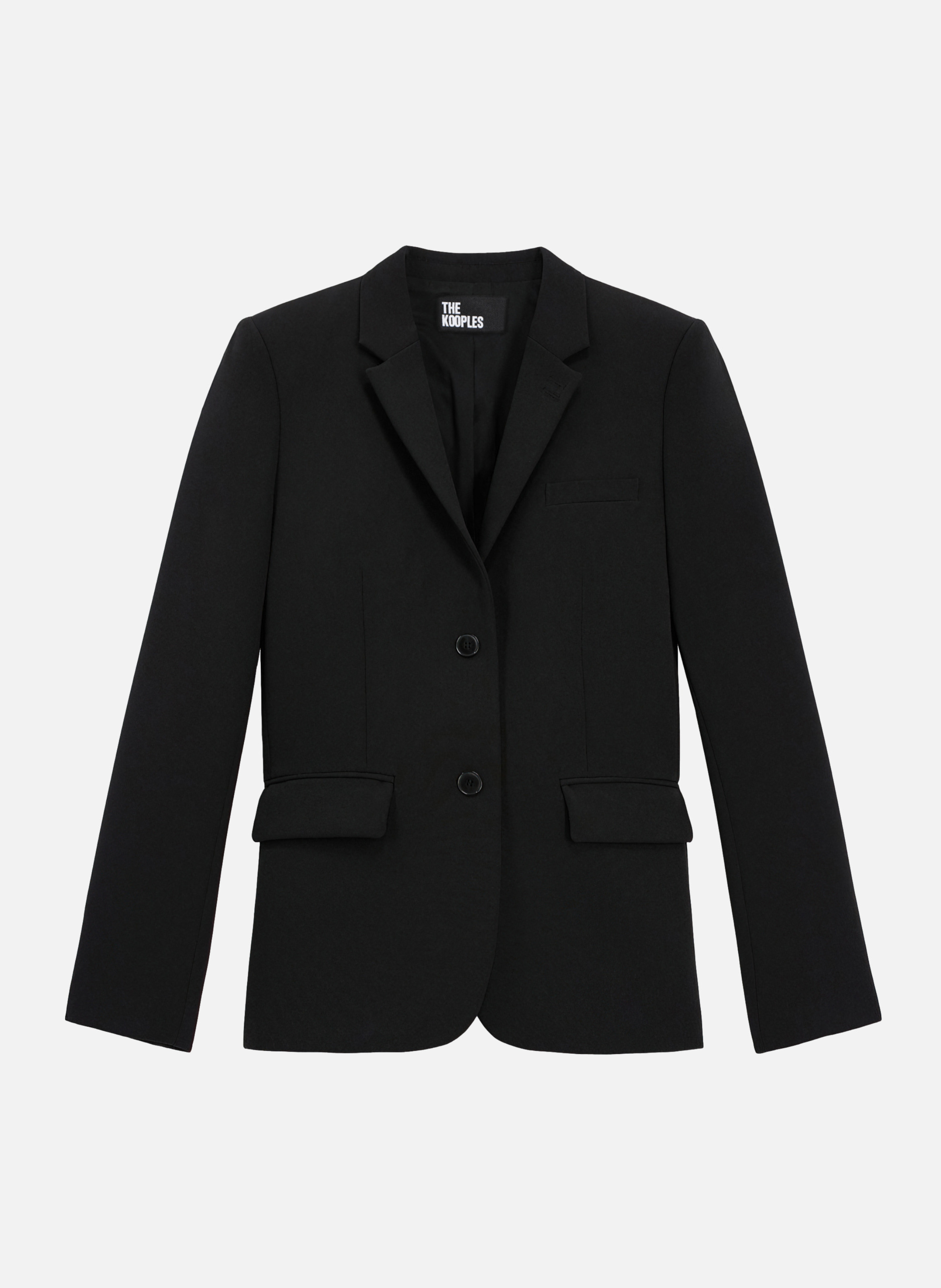 Structured crepe suit jacket THE KOOPLES Black