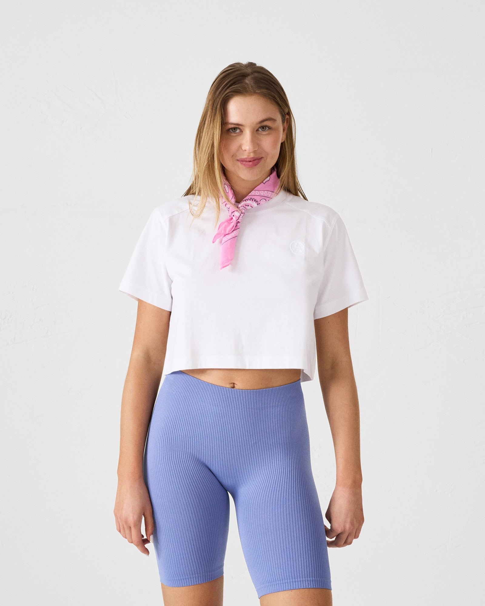 Round neck cotton t-shirt Mazu JOTT White