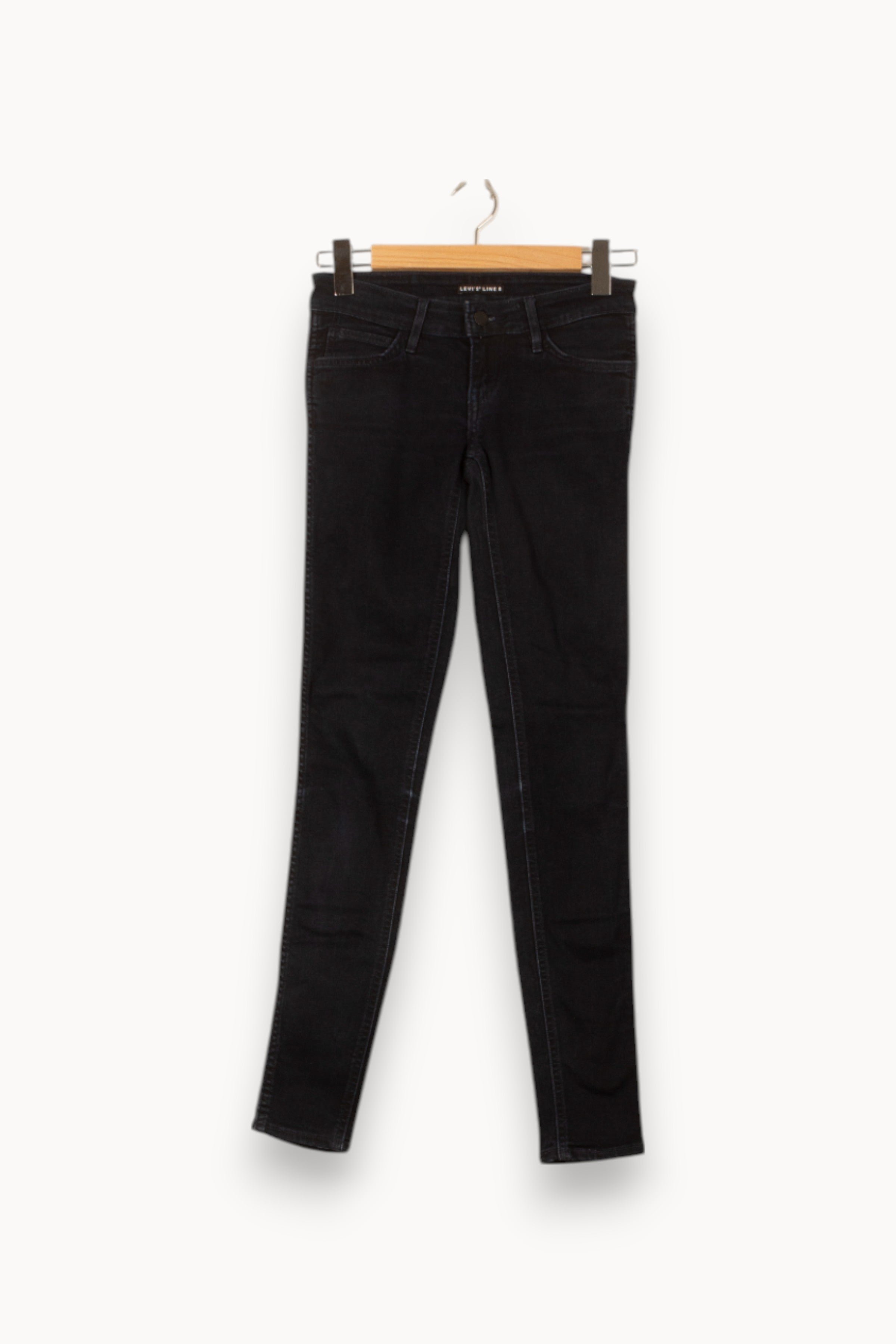 Cropped slim jeans with studs LEVI'S - Seconde main Blue