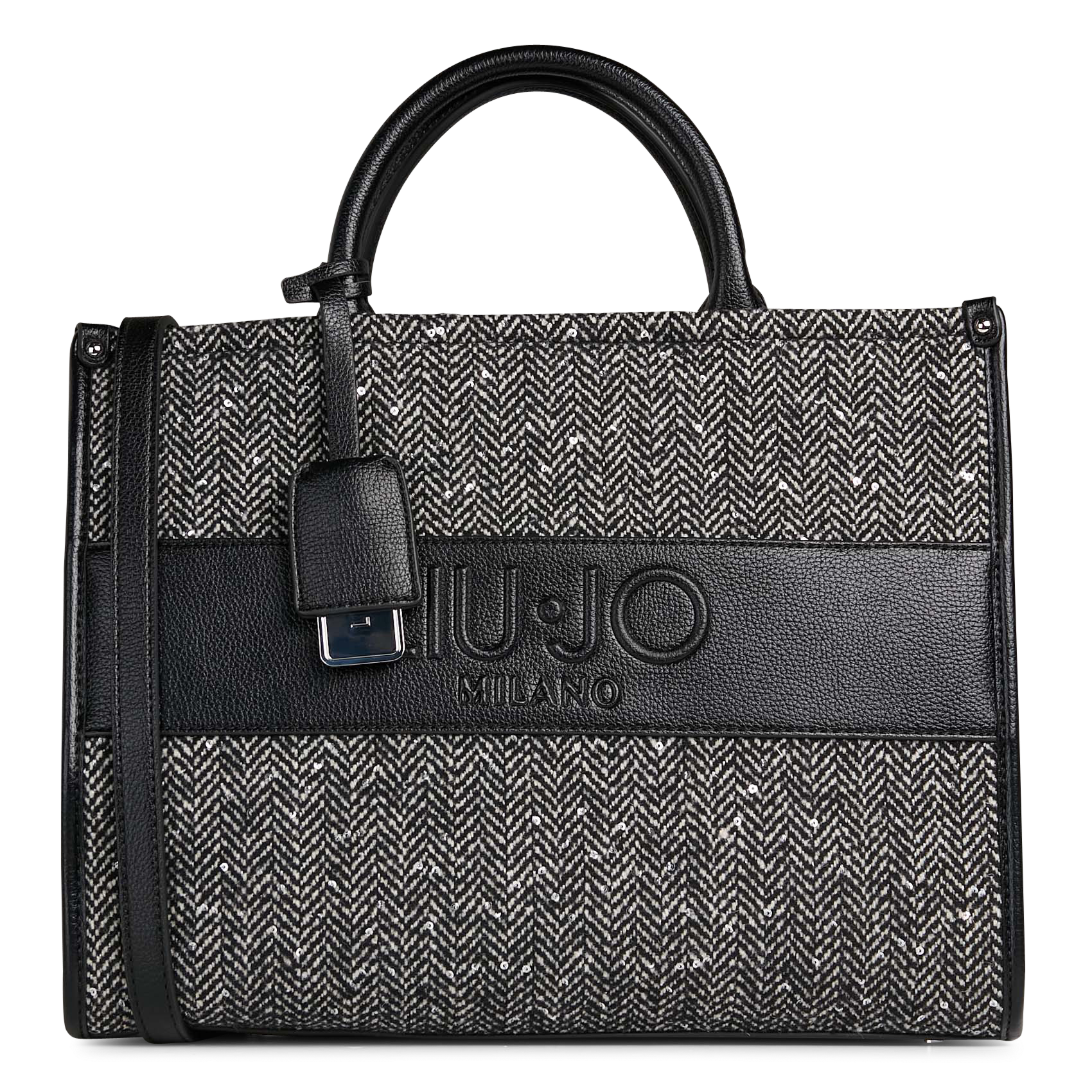 Sac cabas bi-matière LIU JO Noir