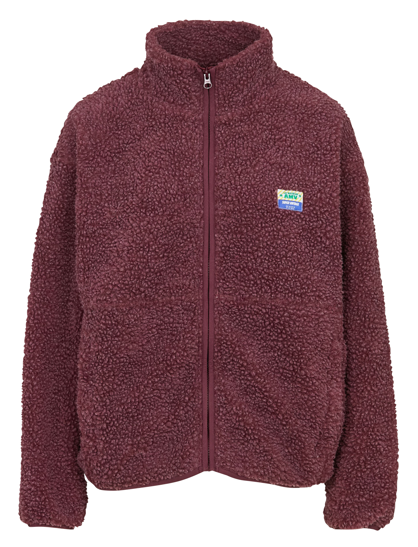 Fleecejacke mit Reißverschluss AMERICAN VINTAGE Rot