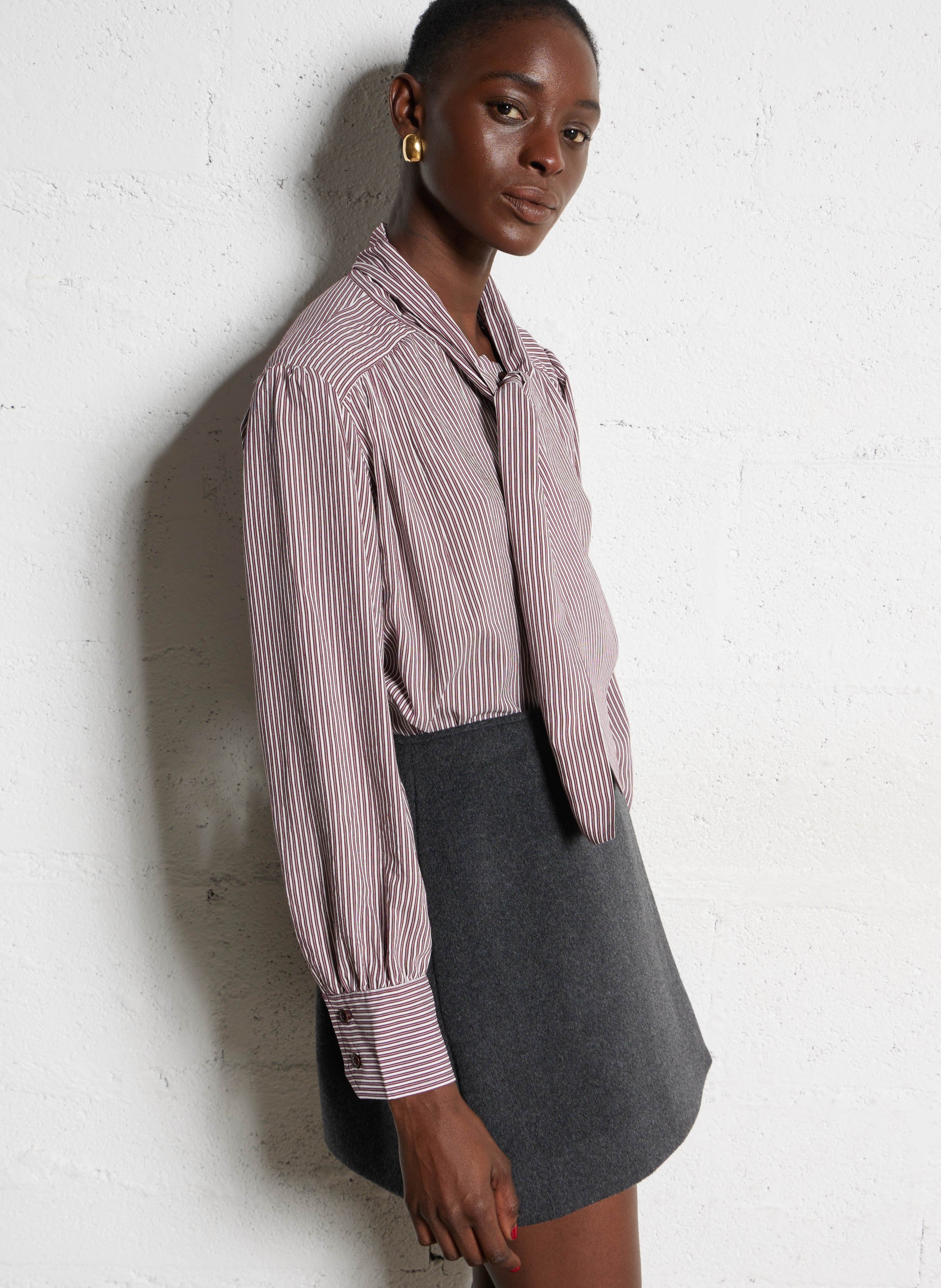 Chemise droite à rayures MASSCOB Multicolore