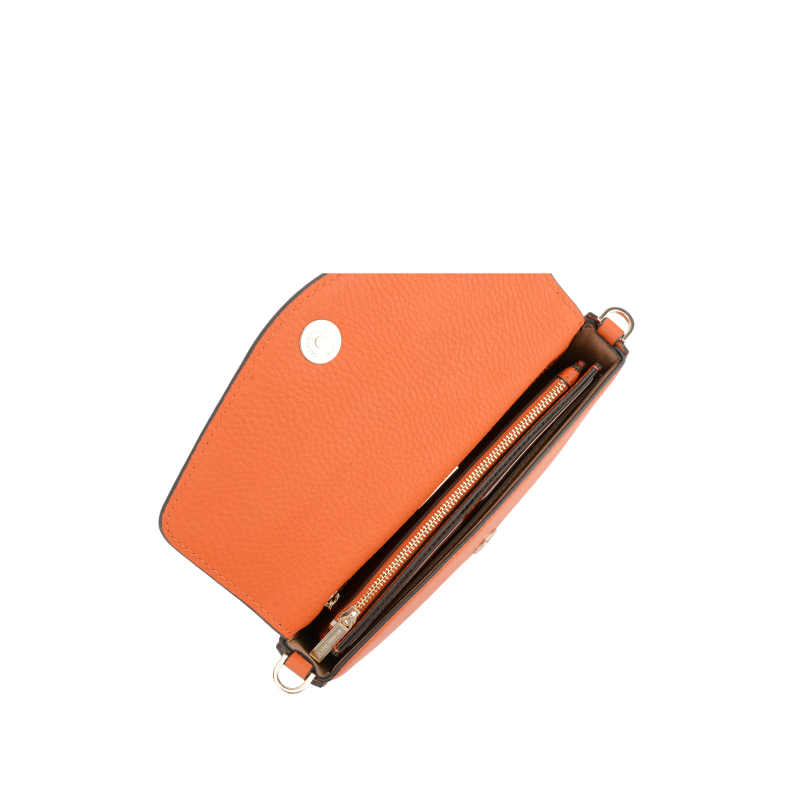 Club | Orange clutch bag POURCHET Orange