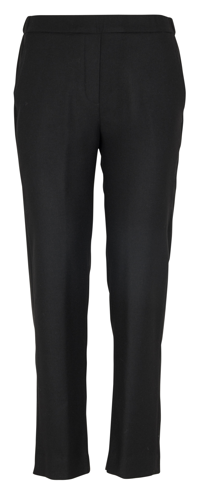 Pantalon droit en laine mélangée DIEGA Noir