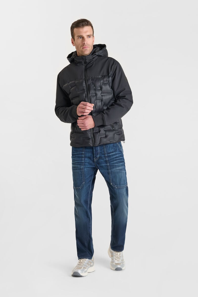 Brookvale Hoody padded jacket LE TEMPS DES CERISES Black