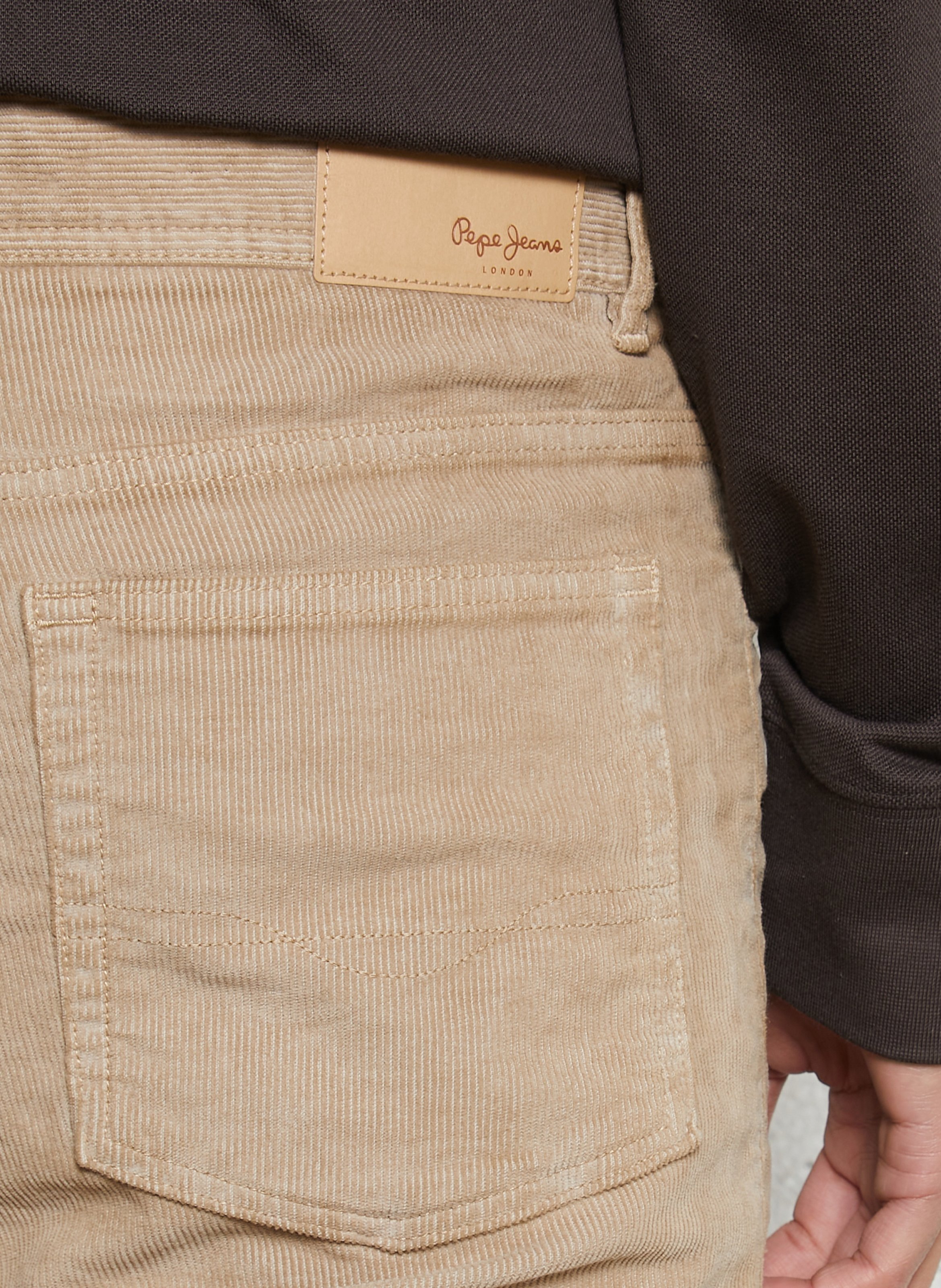 Cordhose - gerade geschnitten  PEPE JEANS Beige