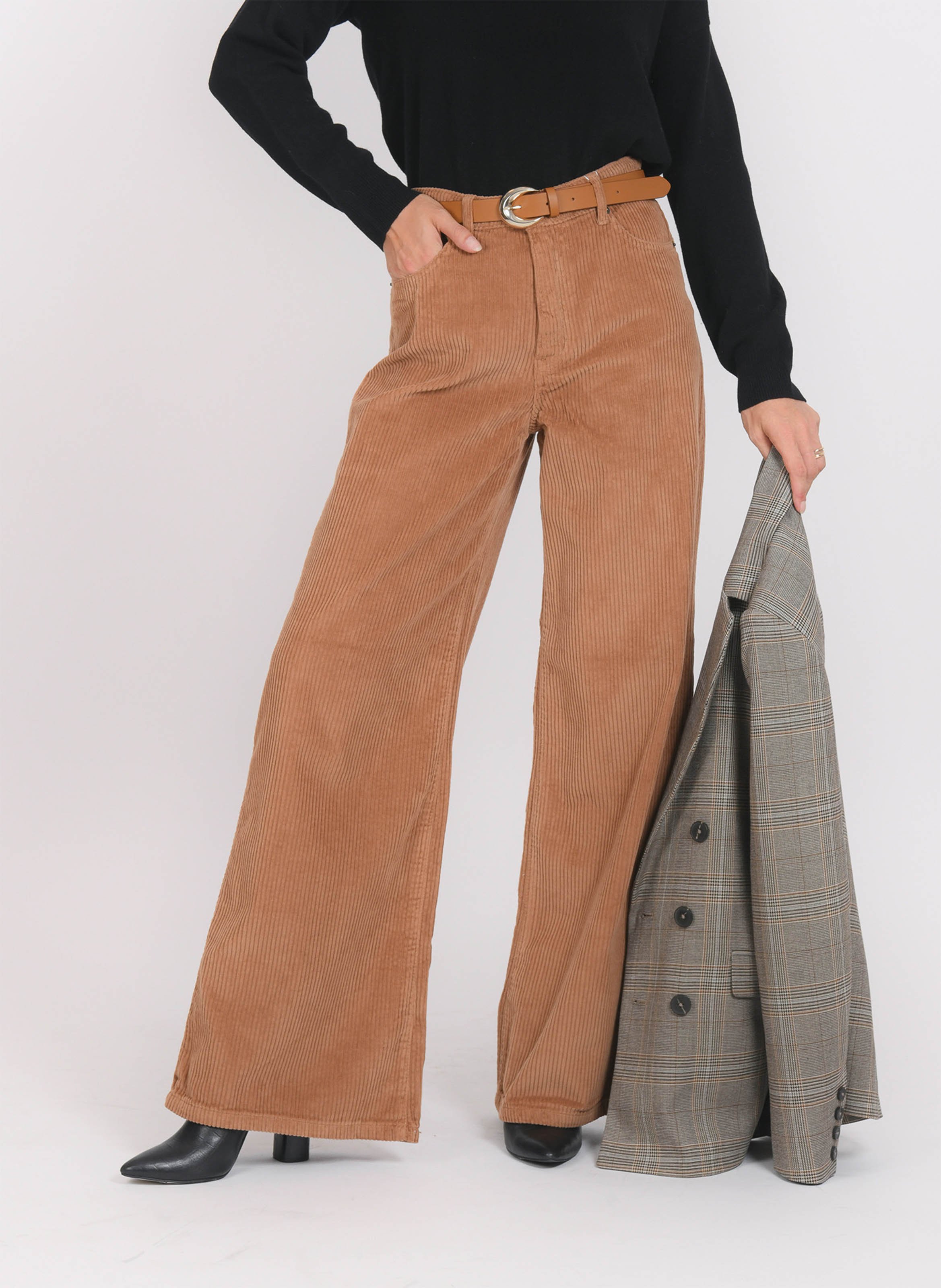 Pantalon large en velours côtelé KOOKAI