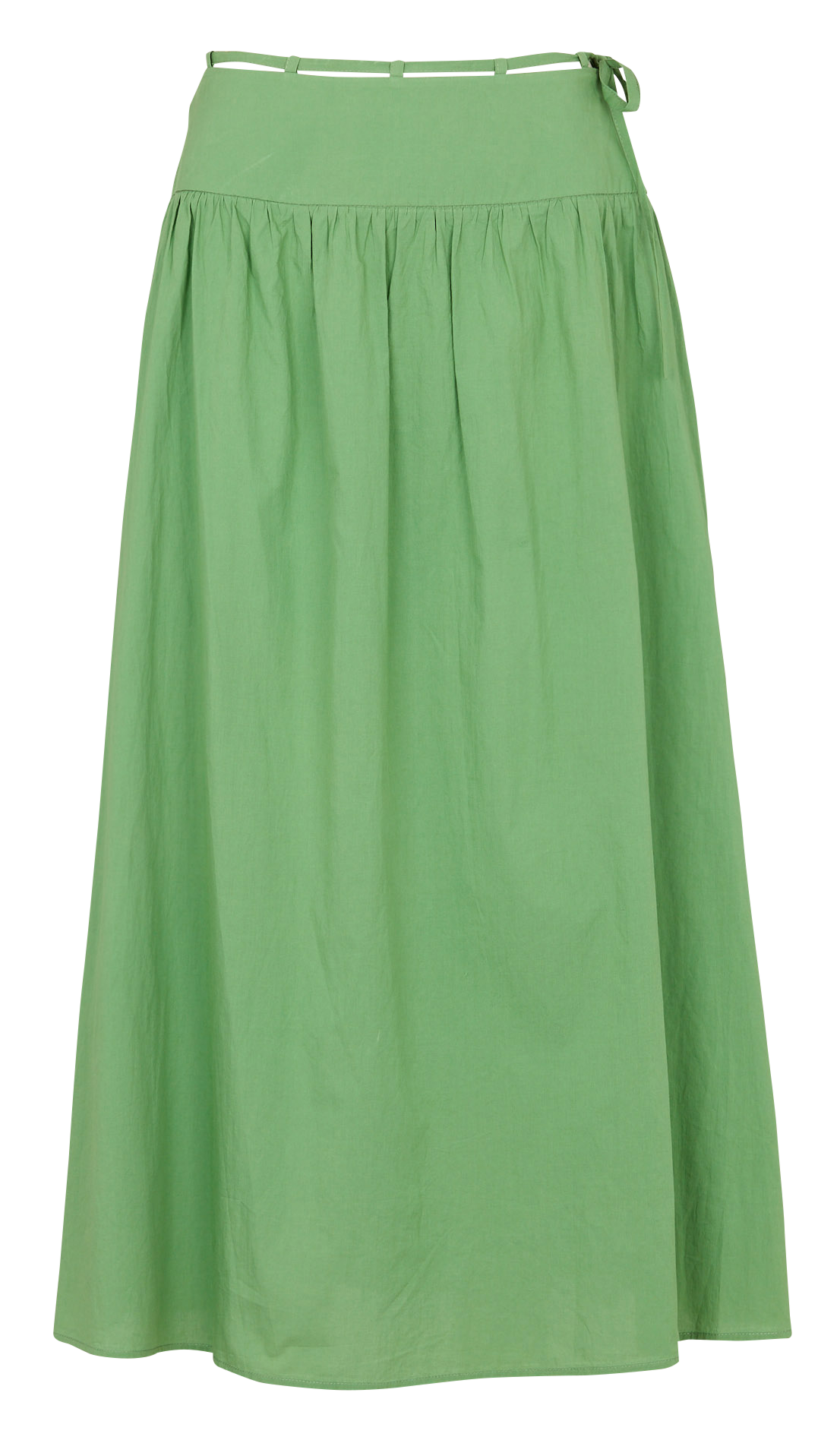 Jupe longue ample en coton bio SUNCOO Vert