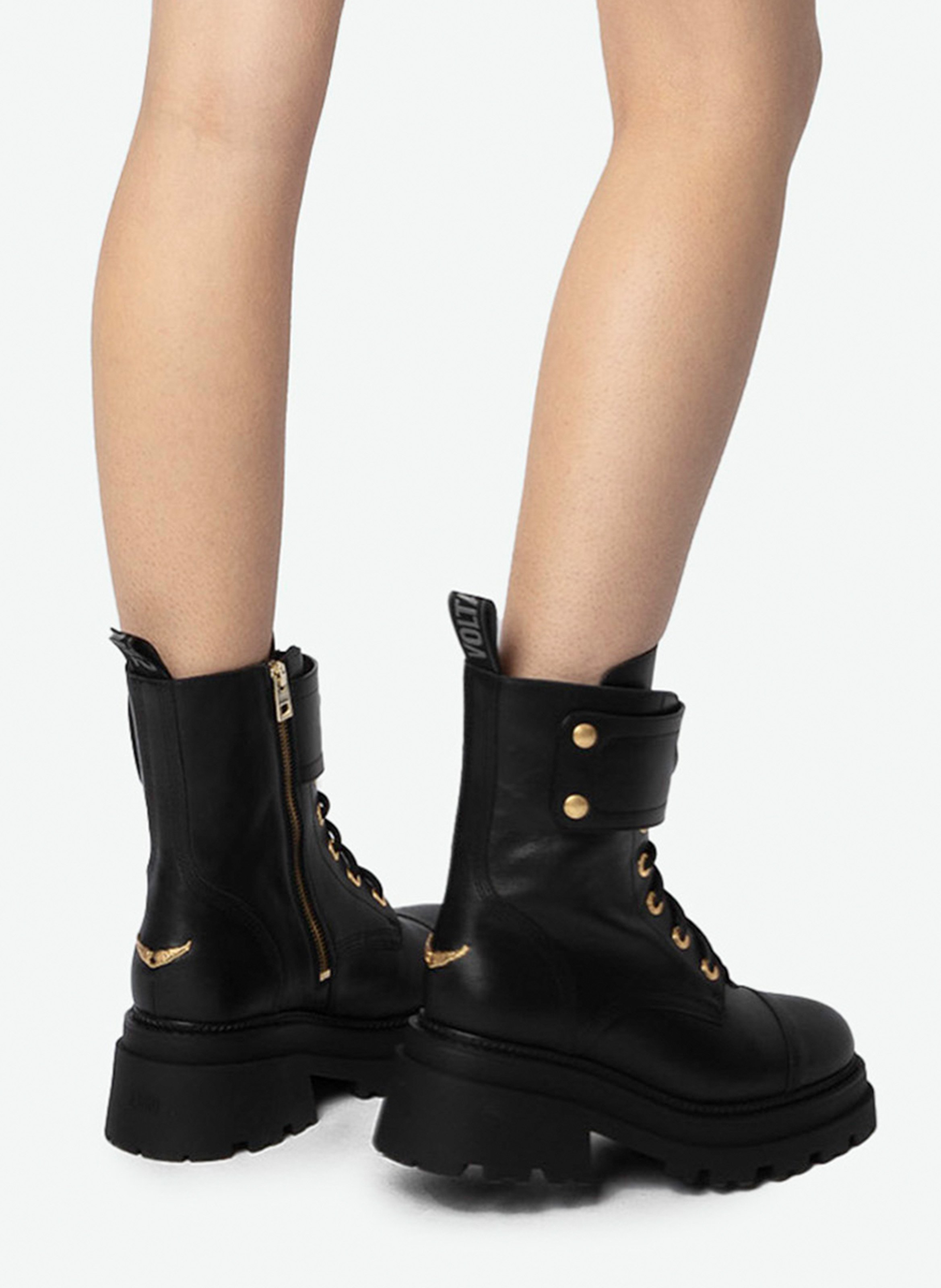 Bianca leather ankle boots ZADIG&VOLTAIRE Black