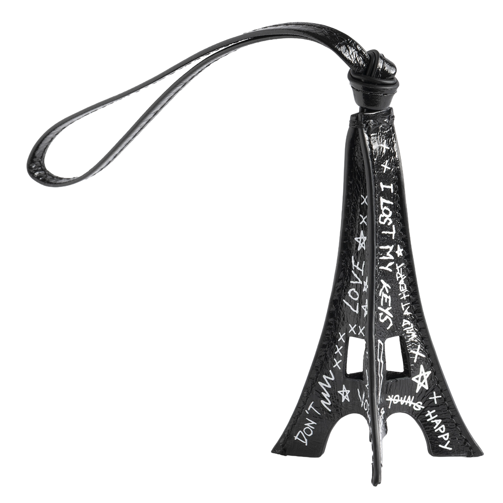 <span> Llavero impreso Torre Eiffel </span> ZADIG&VOLTAIRE Negro