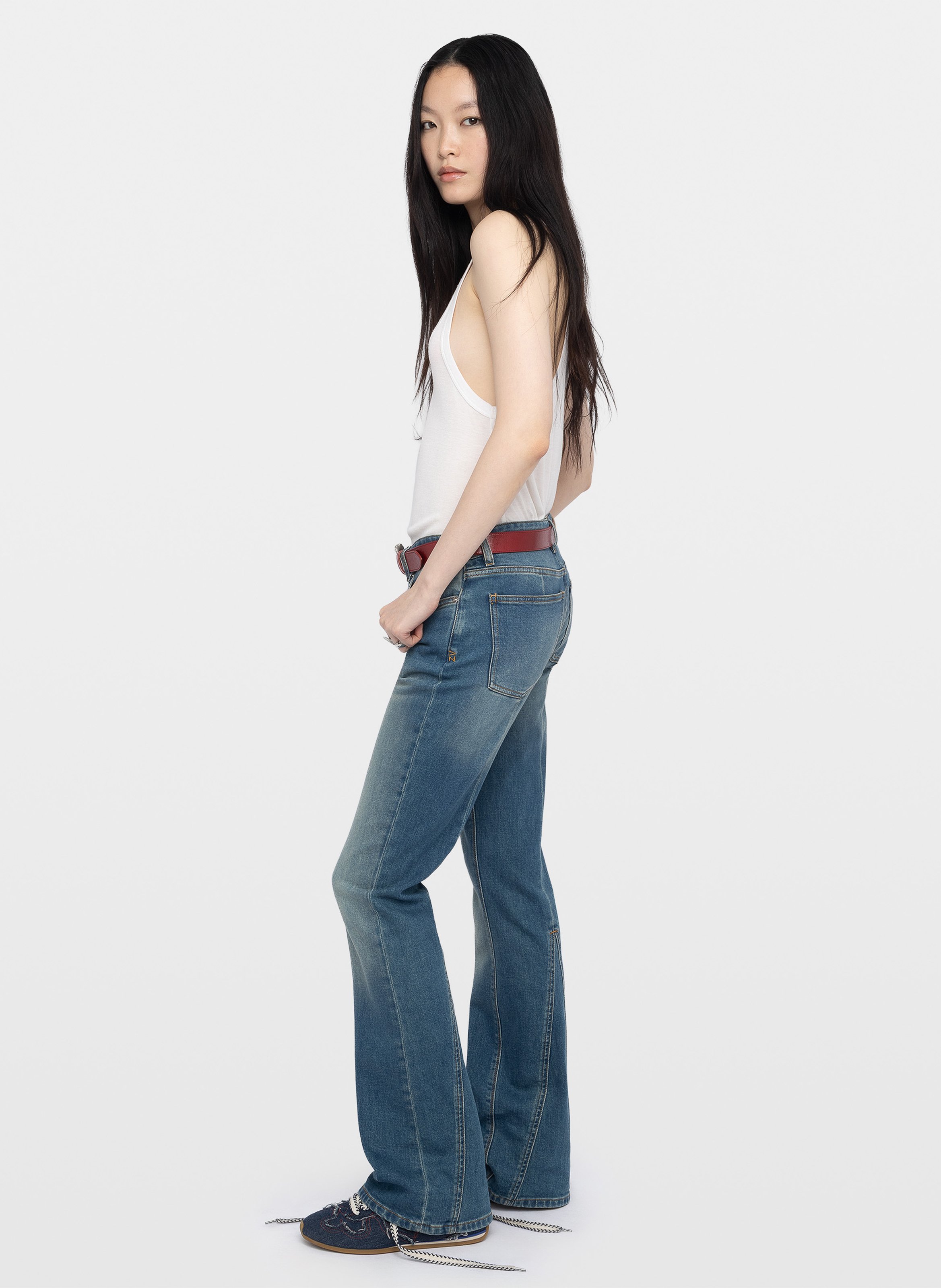 Charlotte - Flared Jeans aus Baumwolle ZADIG&VOLTAIRE Blau