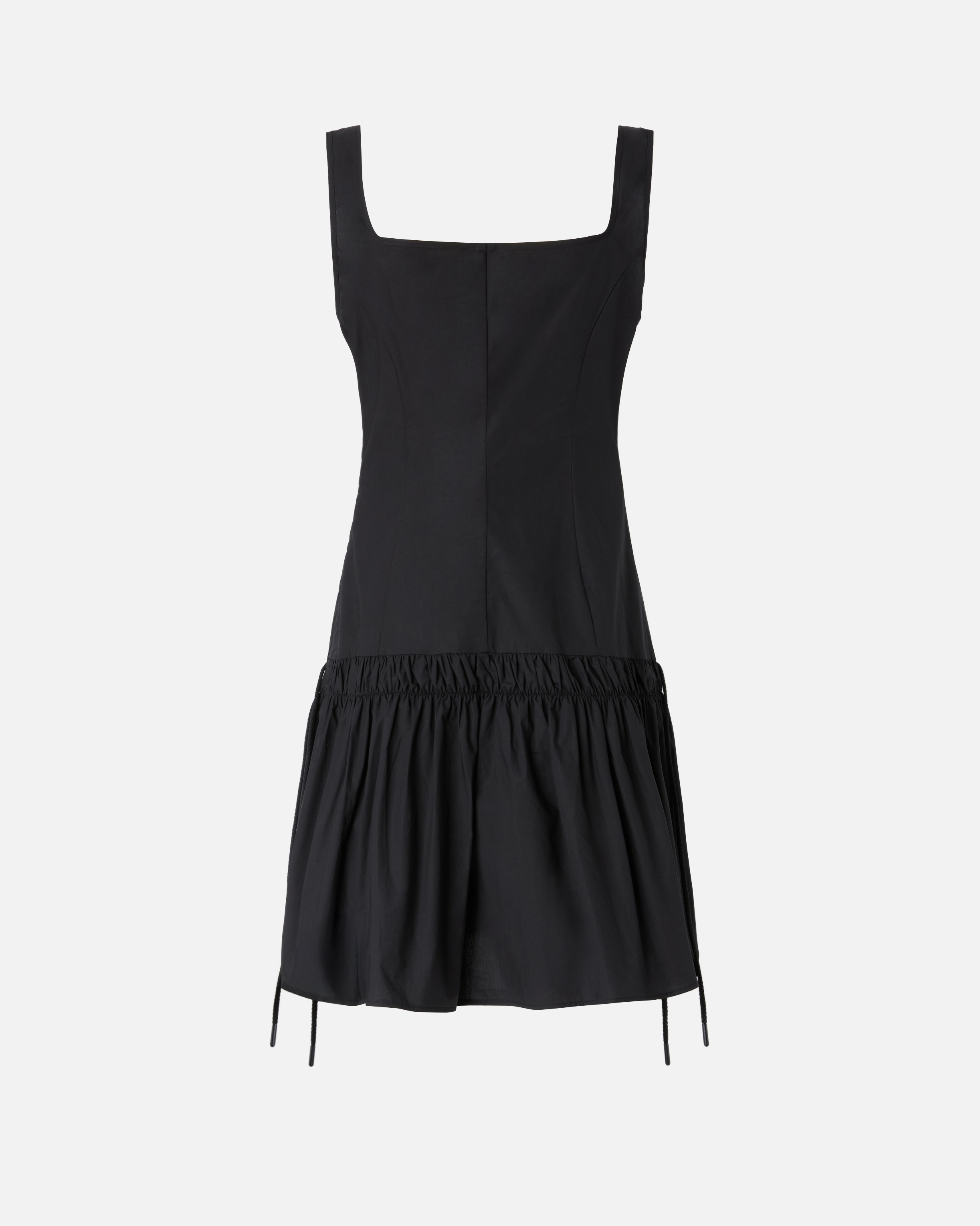 Robe courte froncée avec cordon de serrage PINKO Noir