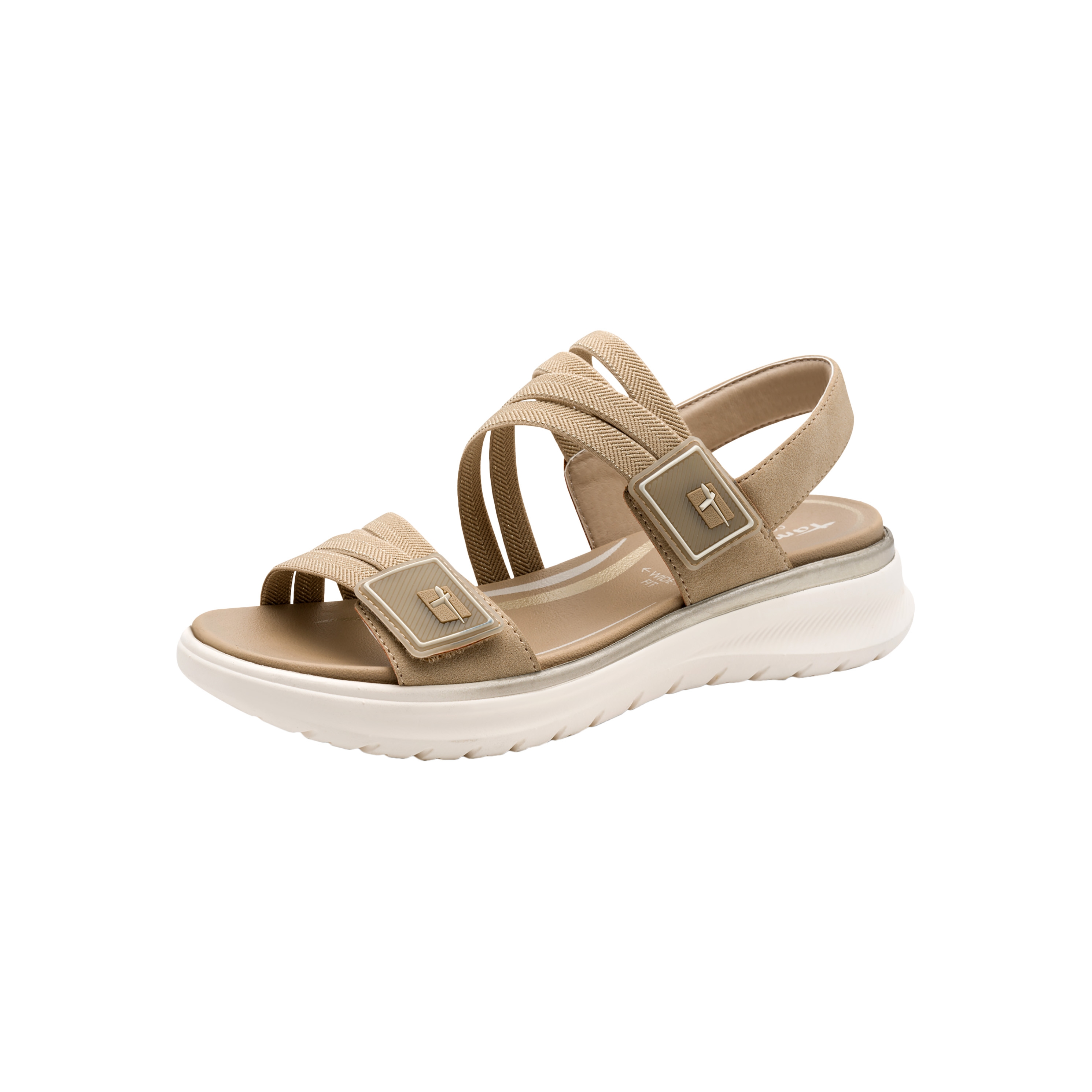 Comfort strap sandals TAMARIS Beige
