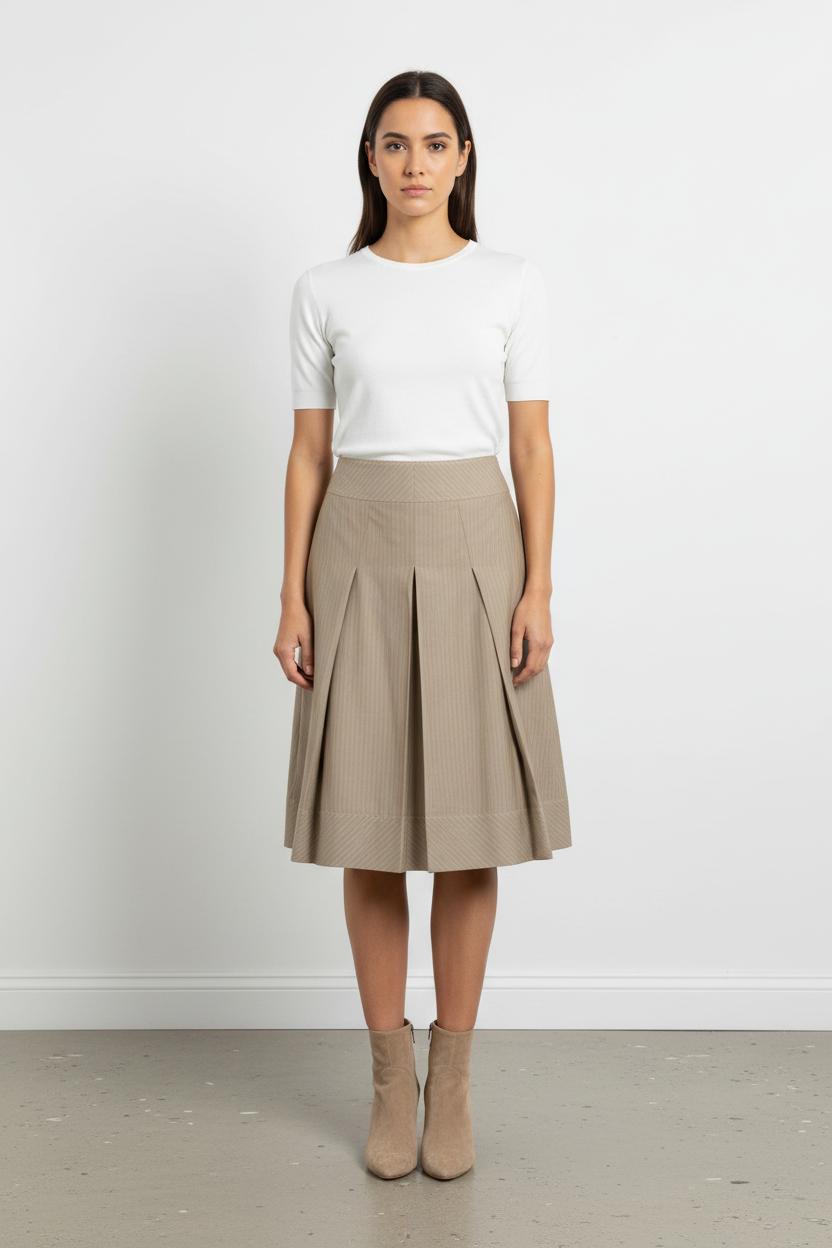 Short & midi skirt PAULE KA - Seconde main Beige