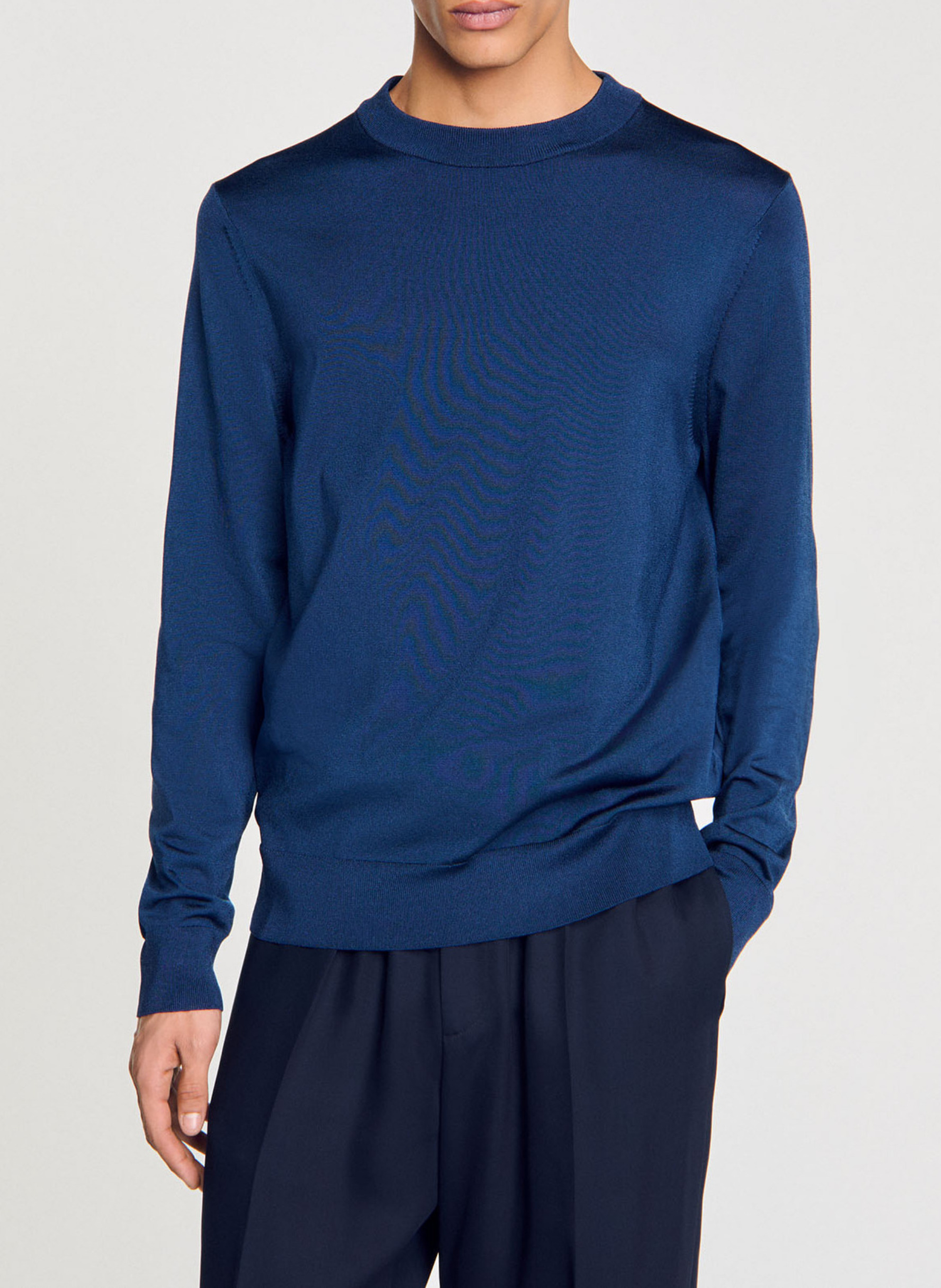Aansluitende sweater met lange mouwen SANDRO