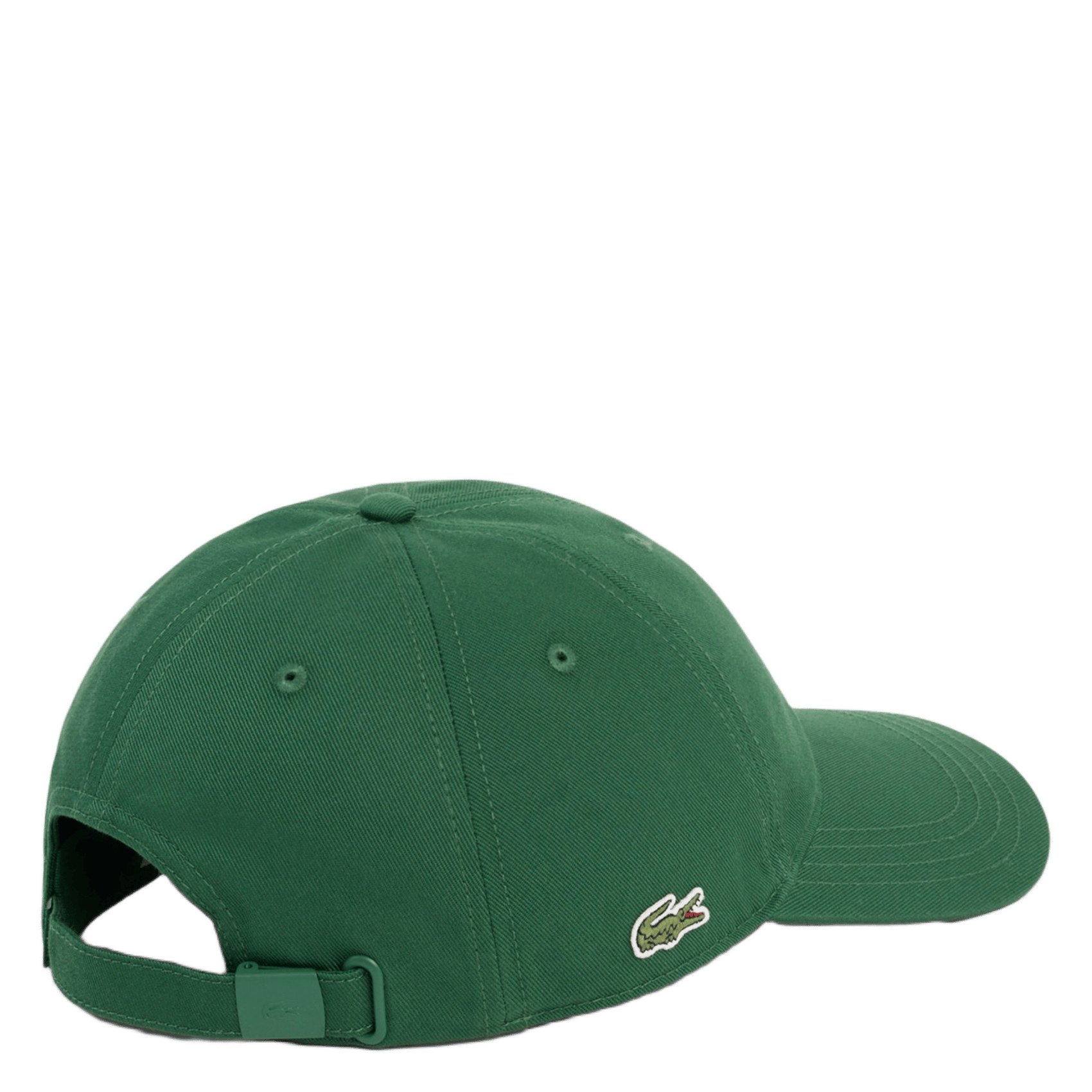 Adjustable embroidered cotton cap LACOSTE Green