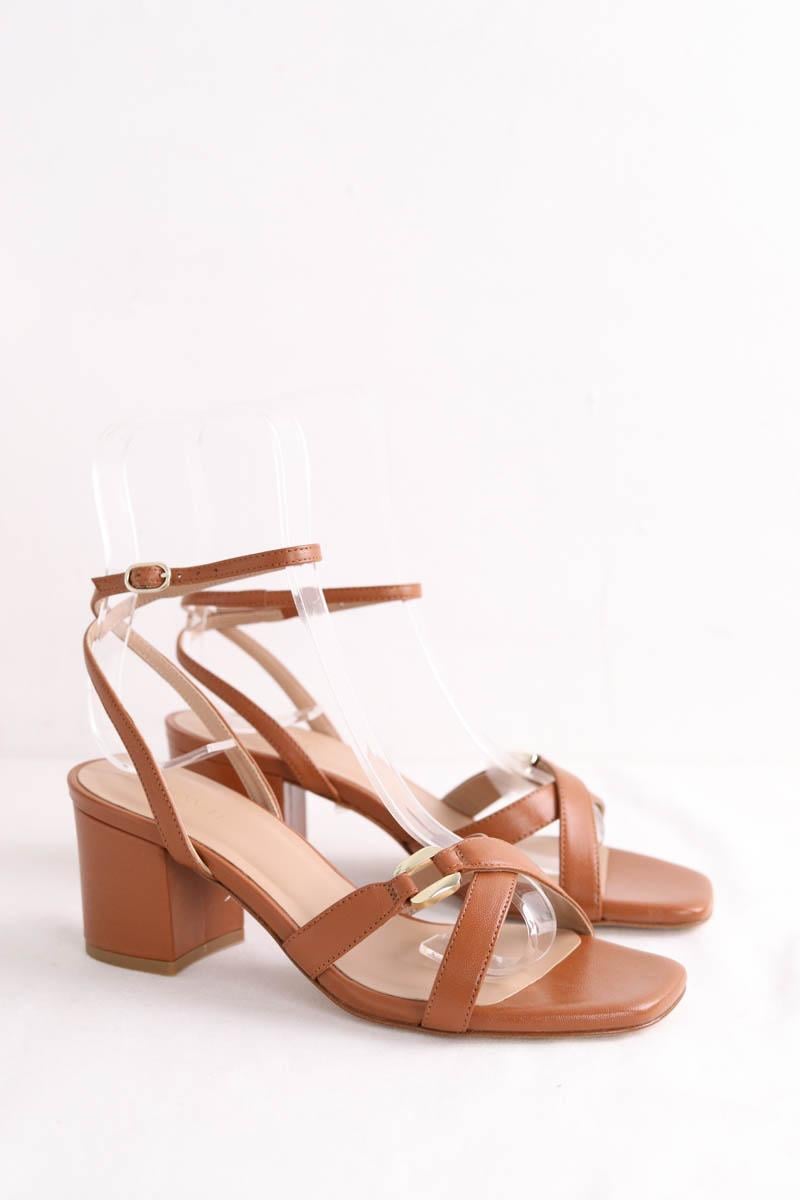 Faux leather sandals LK BENNETT - Seconde Main Beige