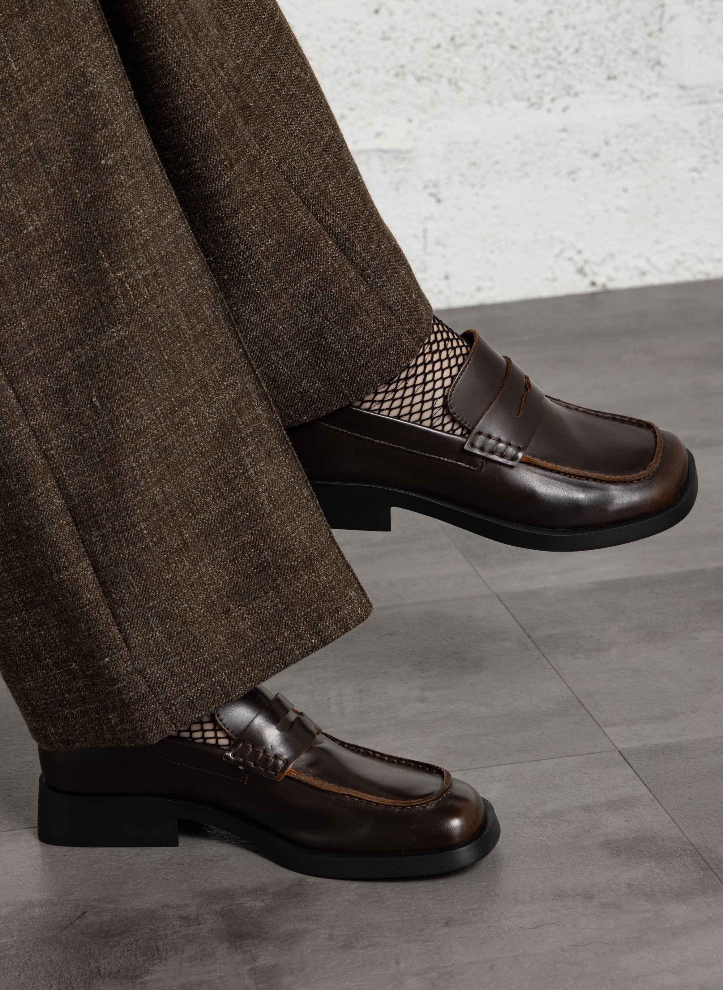 Mocassins en cuir CAMPER Marron