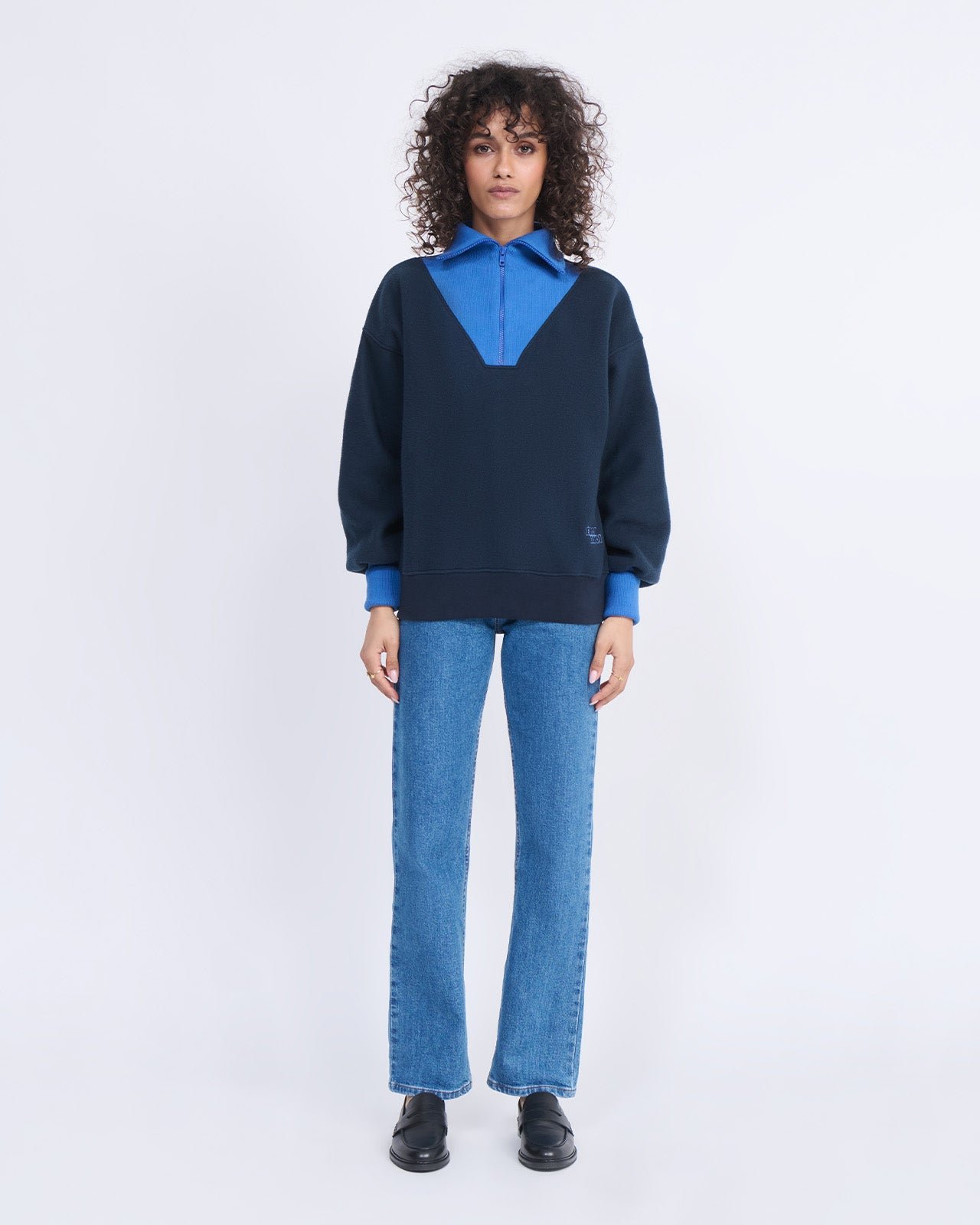 Recycled fleece sweatshirt EMOI EMOI Blue