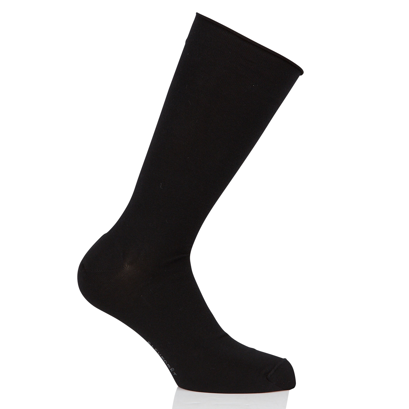 Long cotton-blend socks BLEUFORET Black