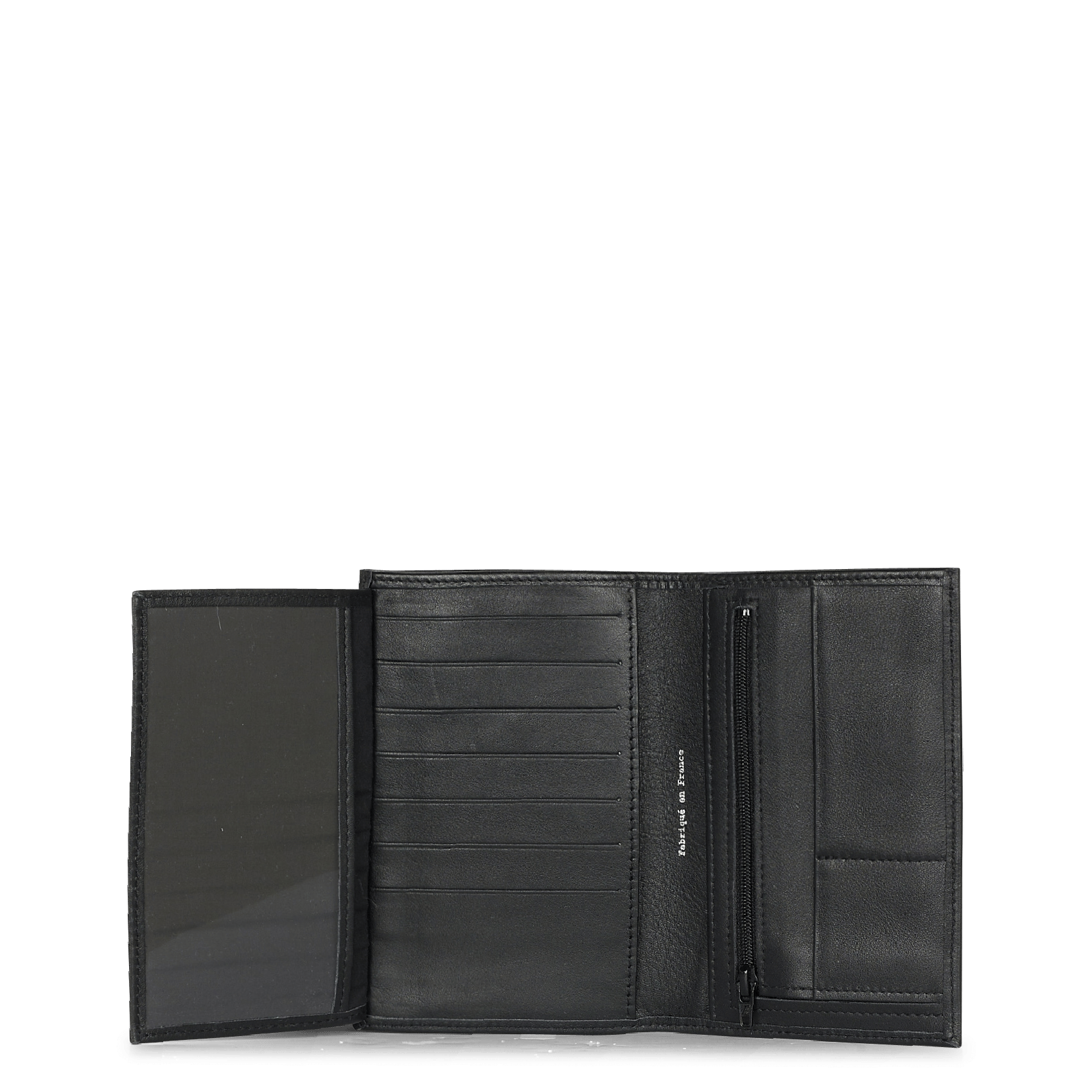 Smooth leather wallet SAISON 1865 Black