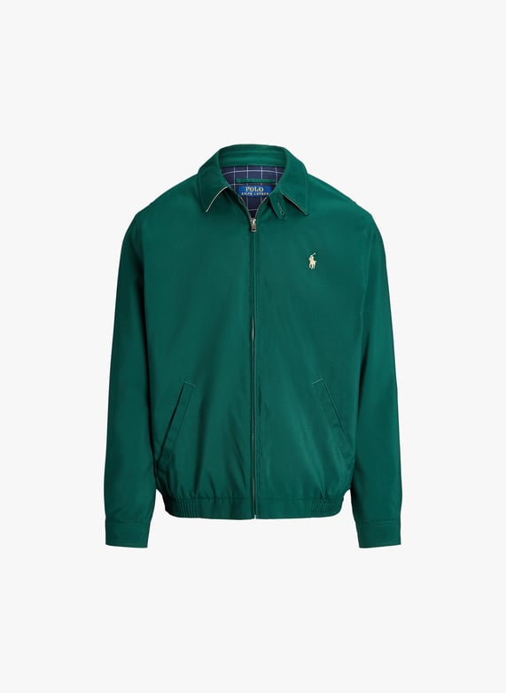 Jacket With Classic Collar Moss Agate Polo Ralph Lauren Men 710940744 001 MOSS AGATE Place des Tendances United Kingdom
