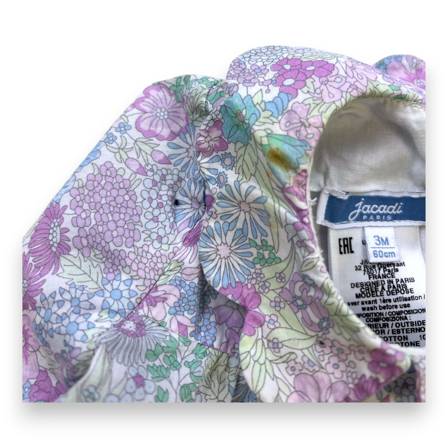 Multicolored baby outfit - 3 months JACADI - Seconde Main Multicolored