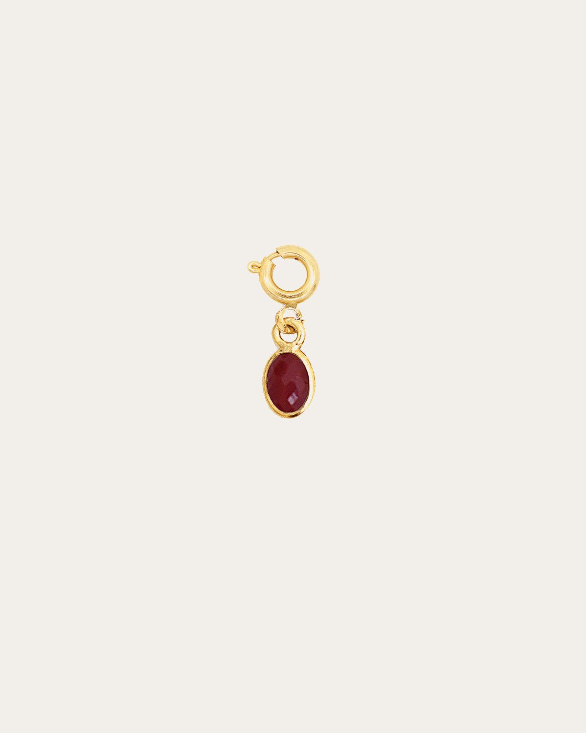 Gemstone charms NILAI Red