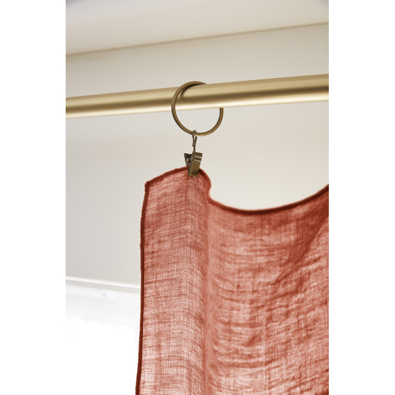 Blackout and Thermal Curtains L'EFFET PAPILLON Orange