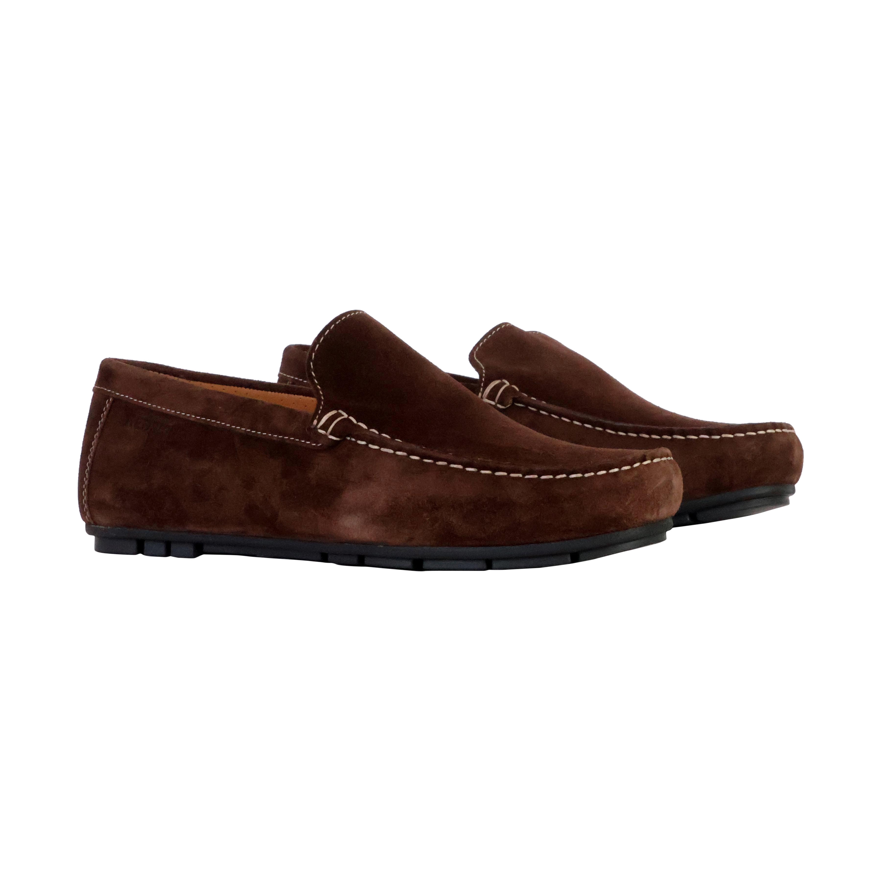 Mocassins en cuir REDSKINS Marron