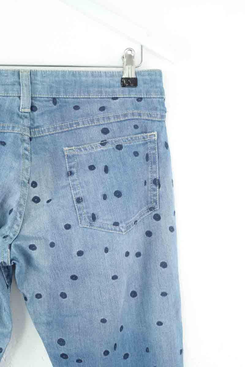 Cotton straight jeans ISABEL MARANT ÉTOILE - SECONDE MAIN Blue