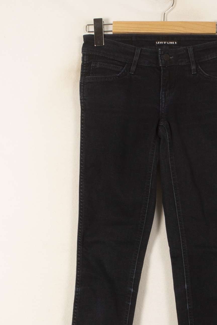 Cropped slim jeans with studs LEVI'S - Seconde main Blue