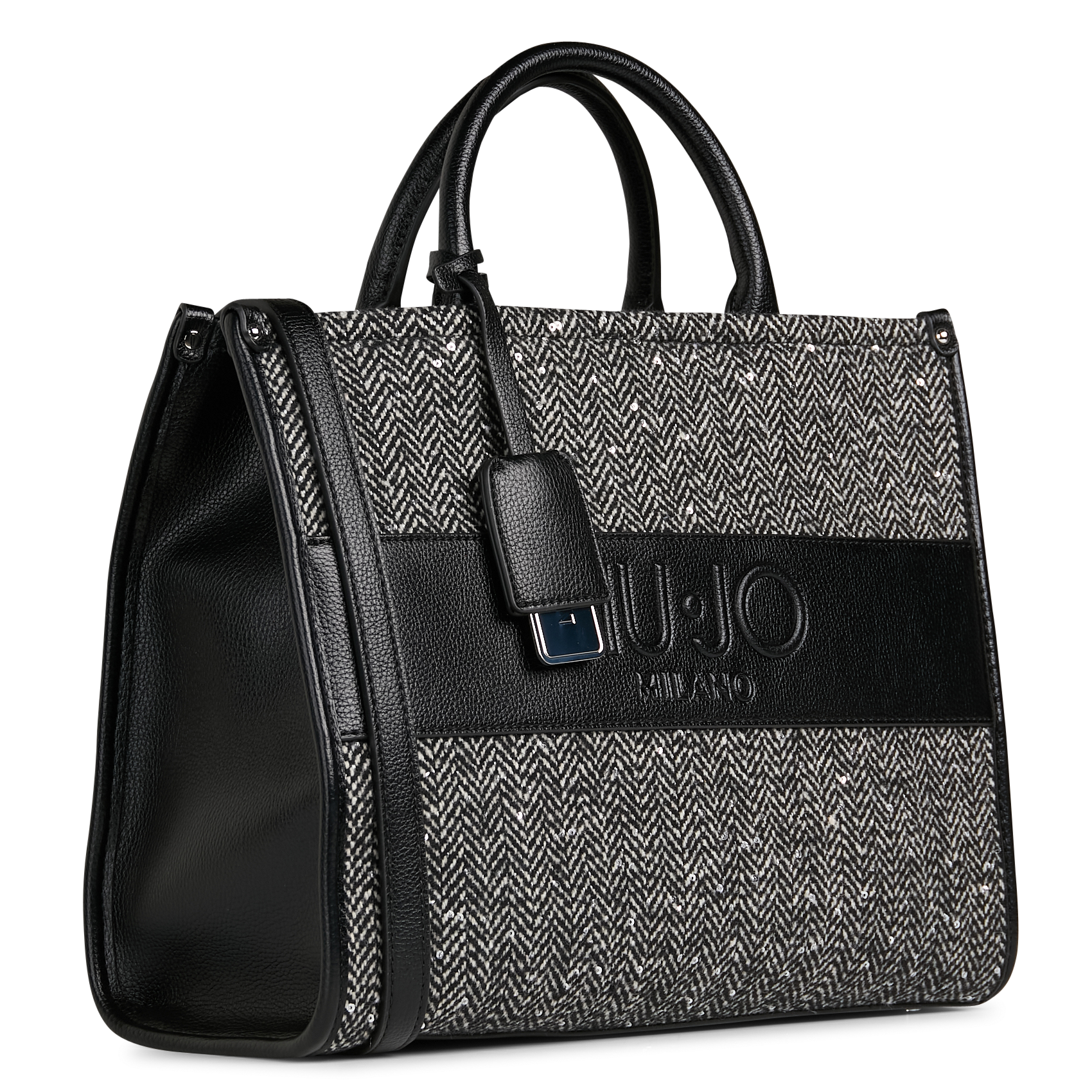 Sac cabas bi-matière LIU JO Noir