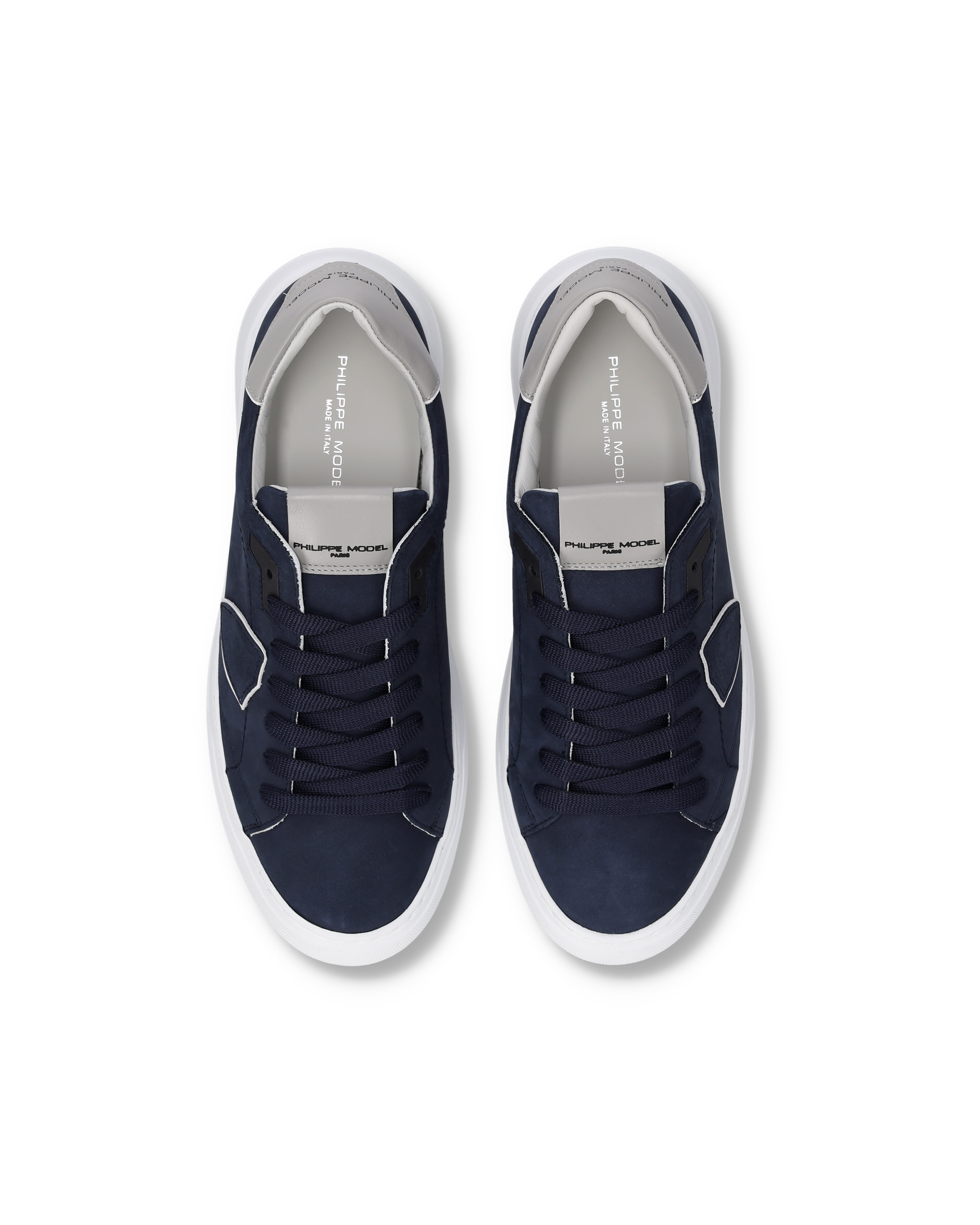 Tennis Temple Sneakers. PHILIPPE MODEL Blue