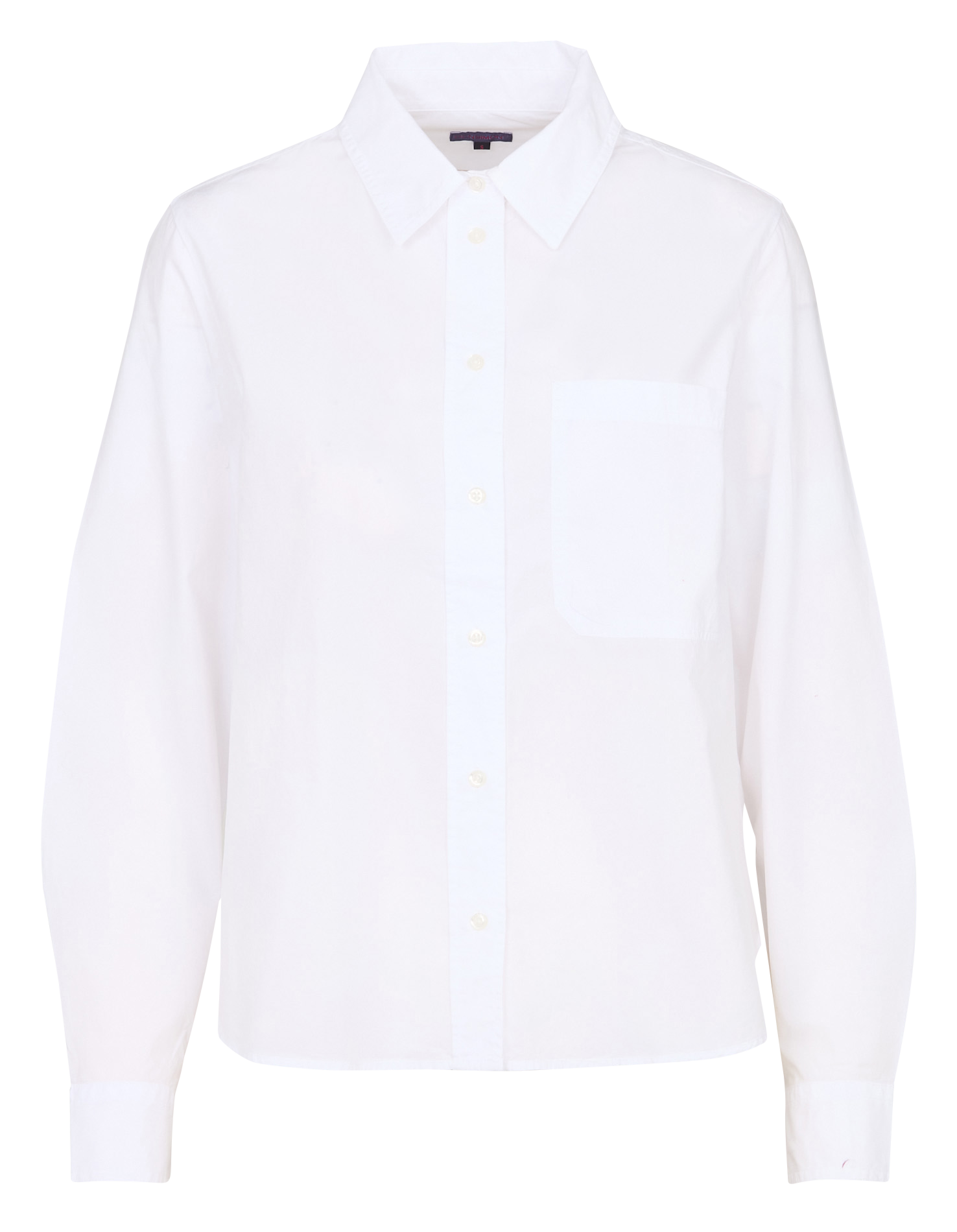 Chemise ample col classique en coton BENSIMON Blanc