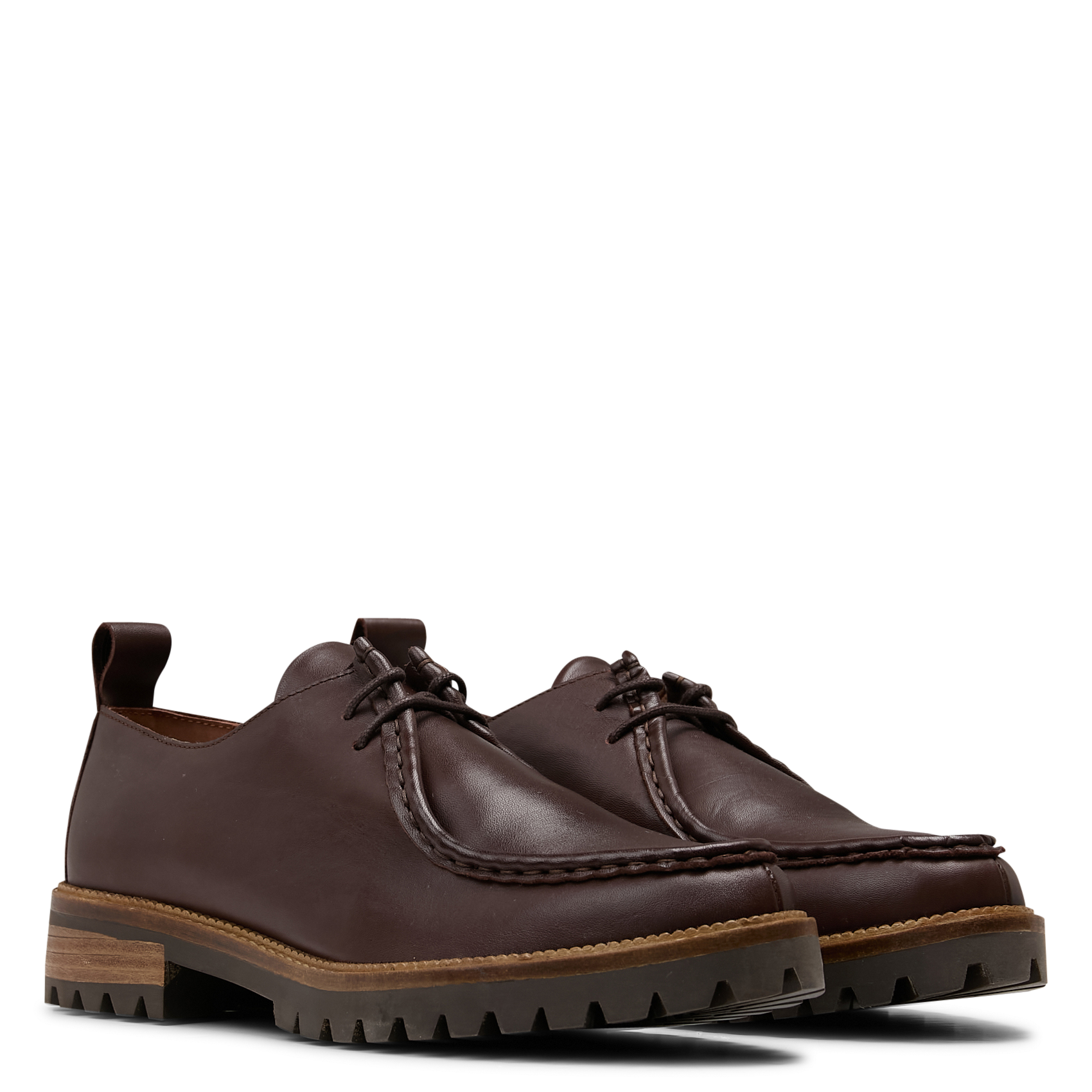 Derbies en cuir MELLOW YELLOW Marron