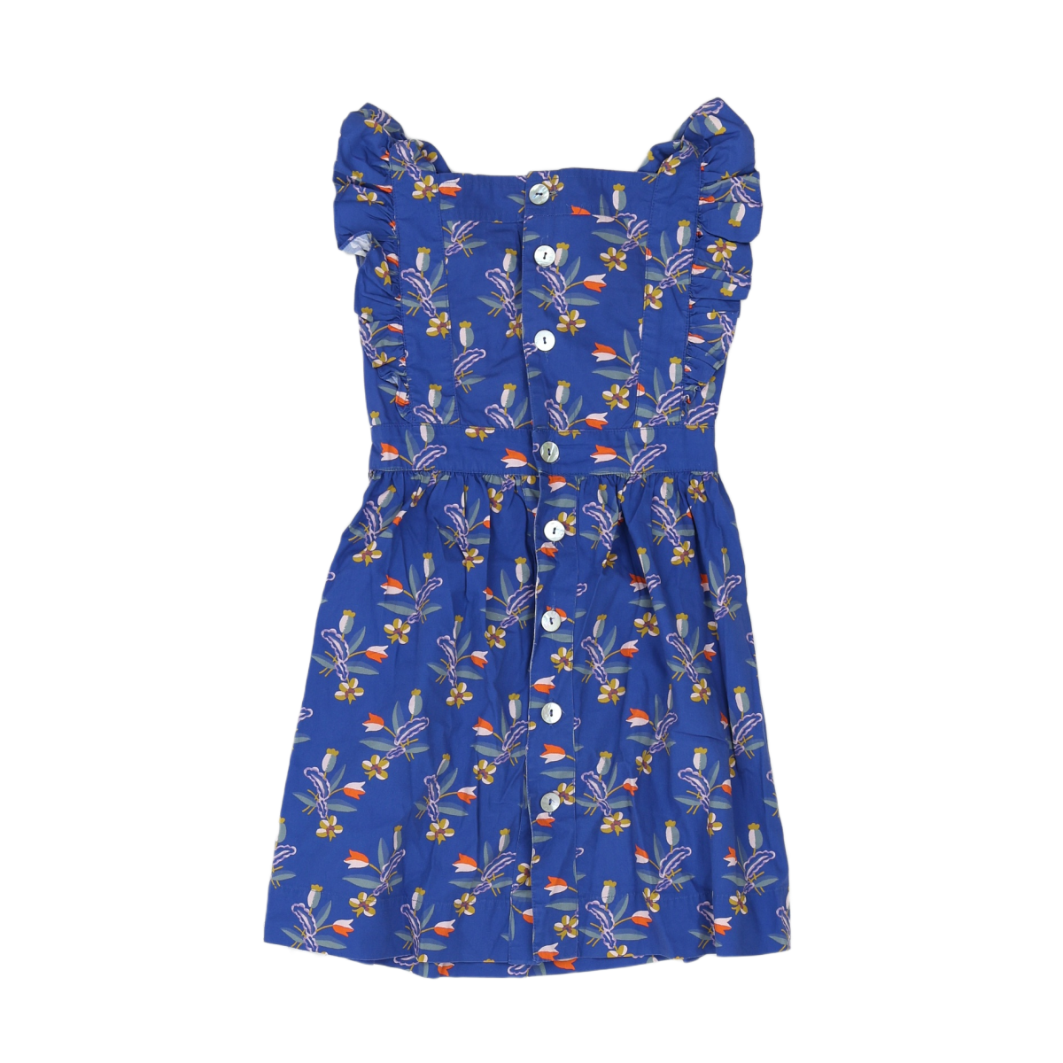 Blue children's dress - 4 years BONTON - Seconde Main Blue